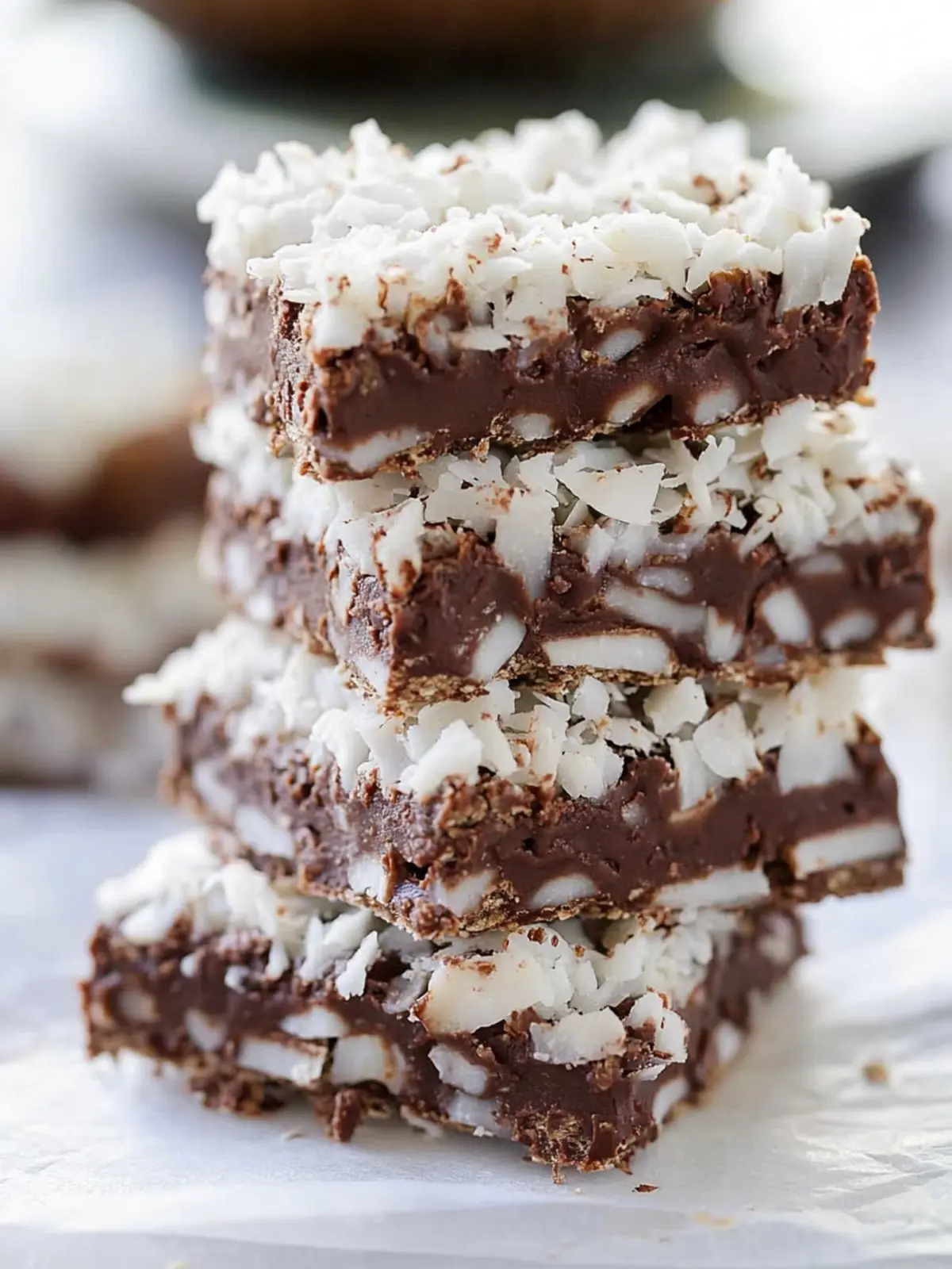 Decadent No-Bake Chocolate Coconut Bars You ll Love 4 No-Bake Chocolate Coconut Bars