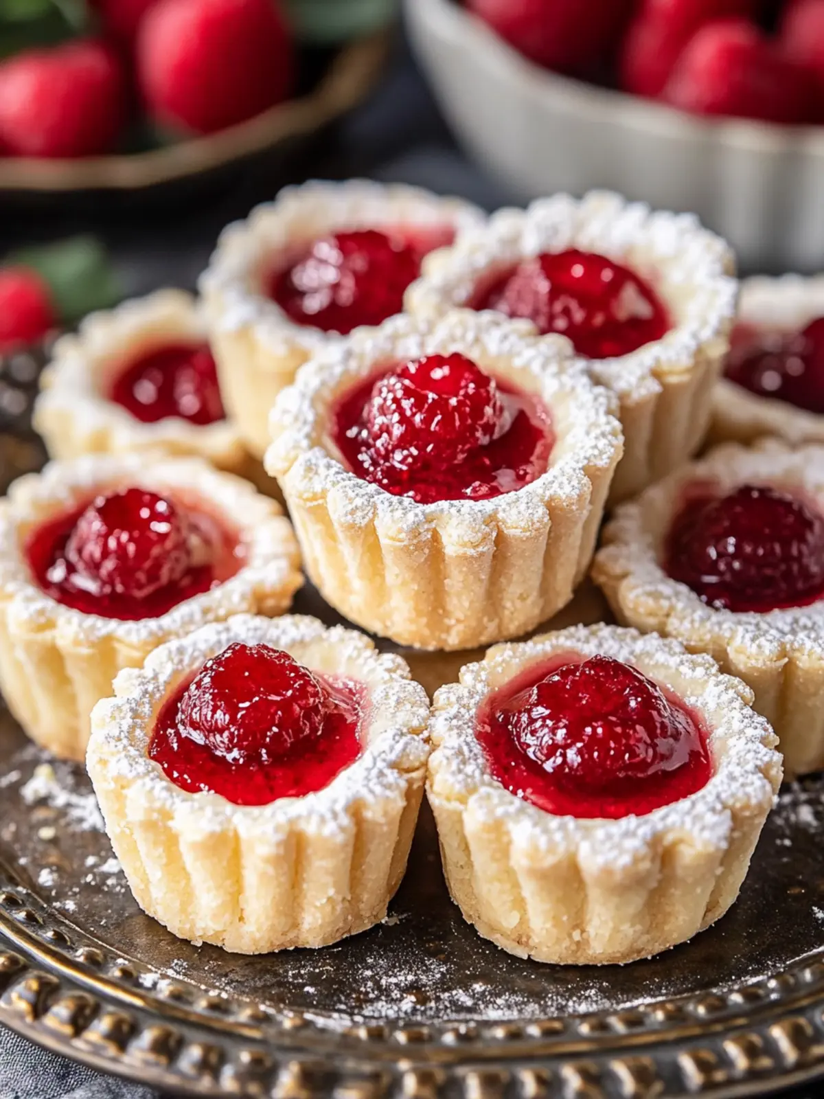 Mini Raspberry Almond Tarts for Sweet Homemade Bliss 2 Mini Raspberry Almond Tarts