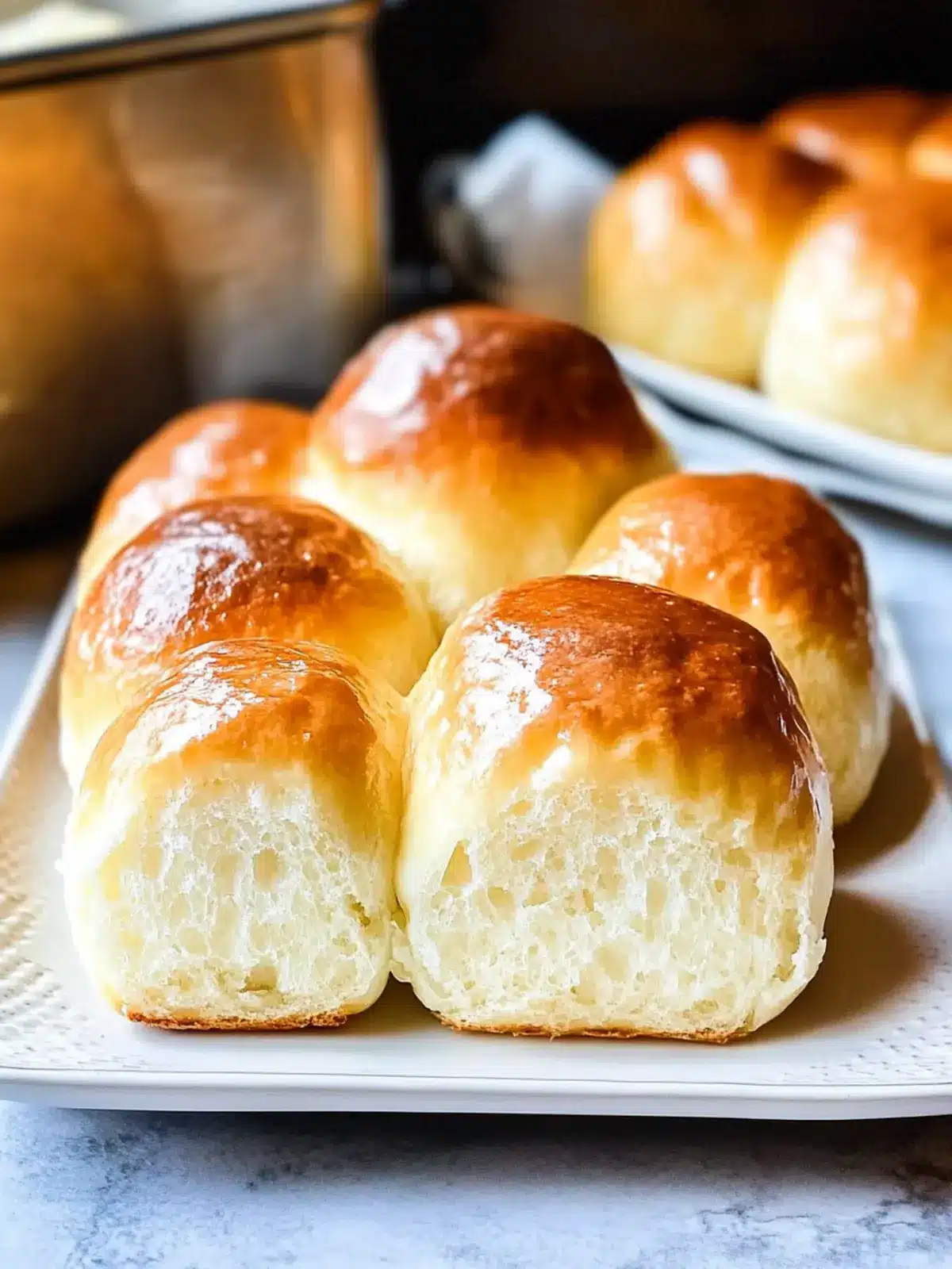 Fluffy Japanese Milk Bread Dinner Rolls for Your Next Feast 4 Japanese Milk Bread Dinner Rolls