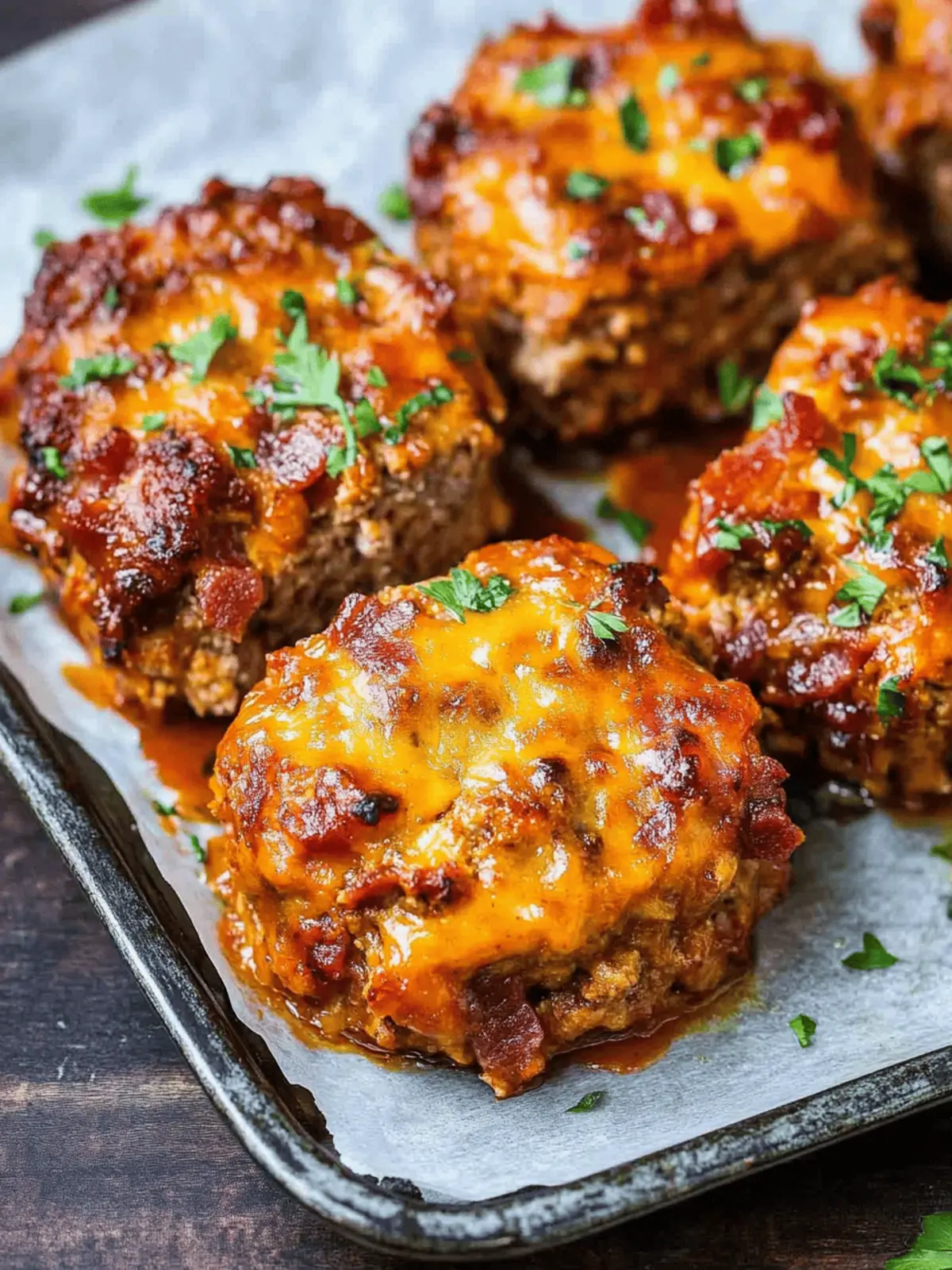 Mini BBQ Bacon Cheddar Meatloaf for Quick Weeknight Wins 4 Mini BBQ Bacon Cheddar Meatloaf