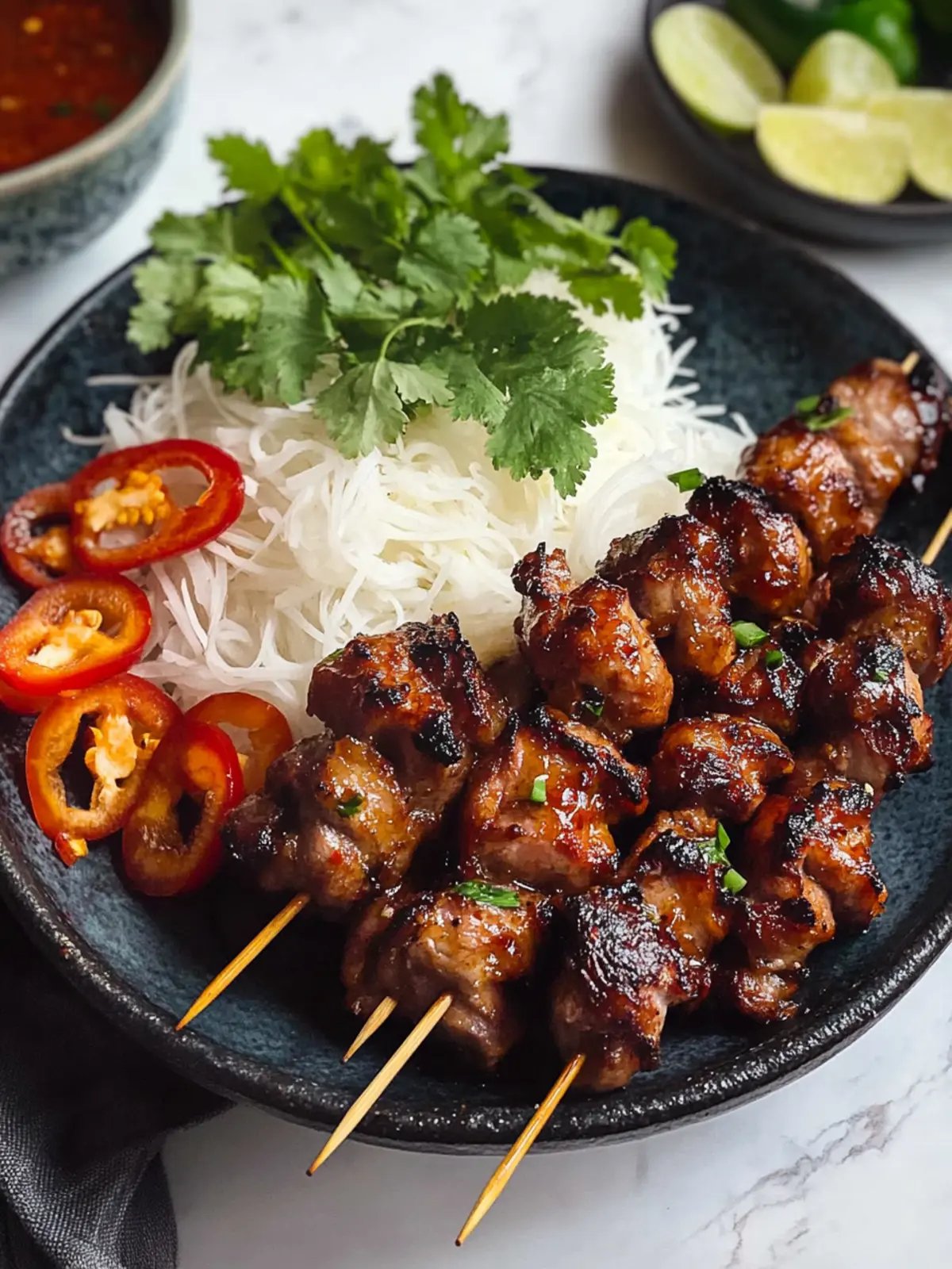 Savory Vietnamese Grilled Pork Skewers That Will Impress You 2 Vietnamese Grilled Pork Skewer