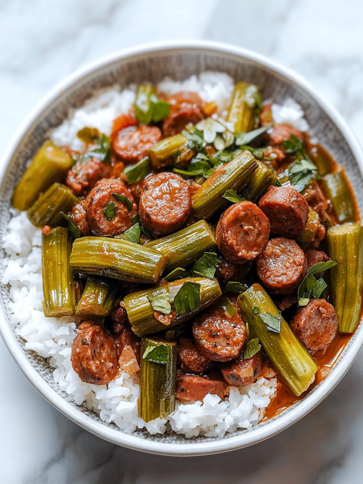 Savory Okra and Sausage Stew That Will Wow Your Taste Buds 2 Savory Okra and Sausage