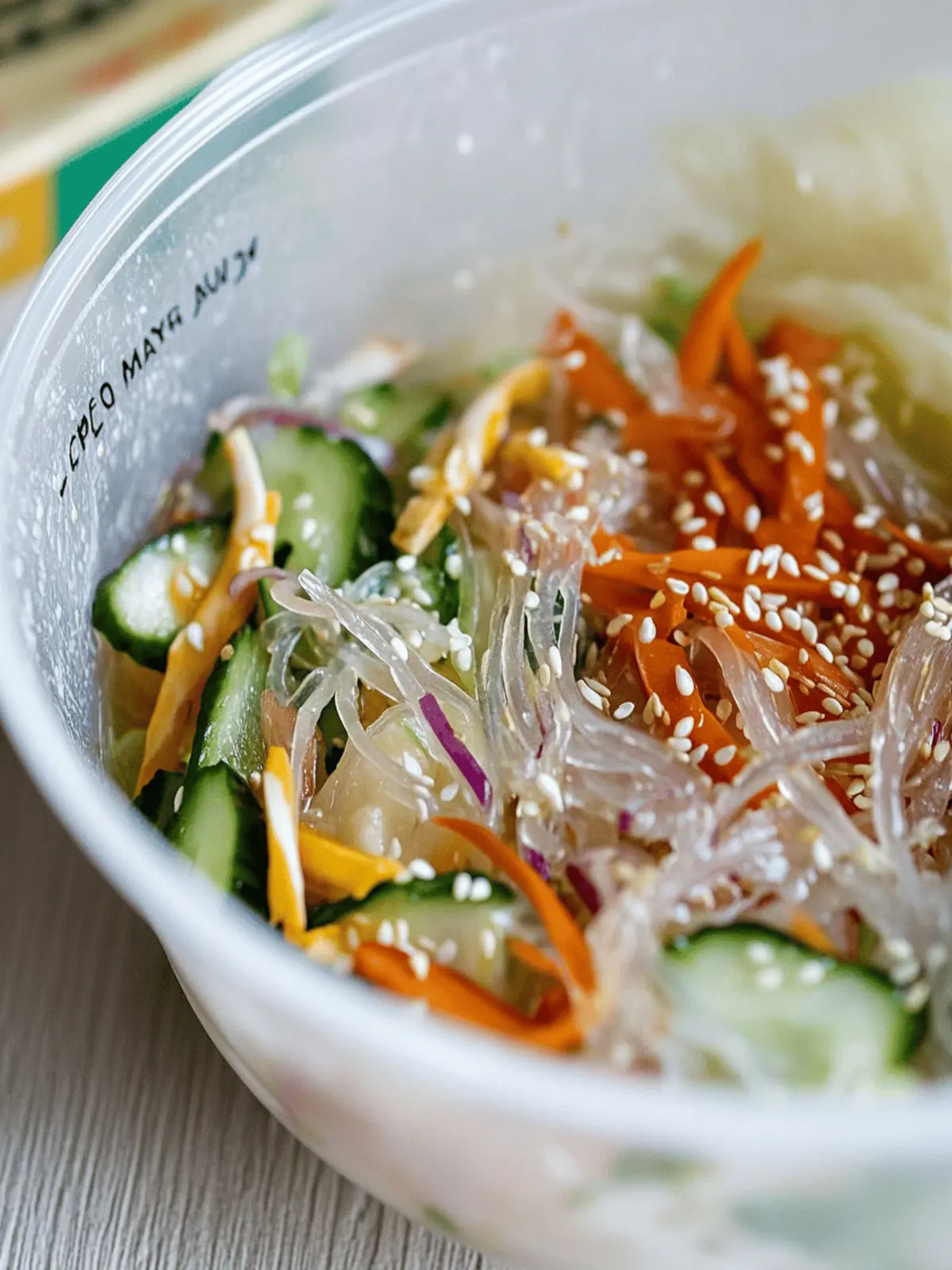 Harusame Salad: Refresh Your Meals with This Easy Recipe 4 Harusame Salad