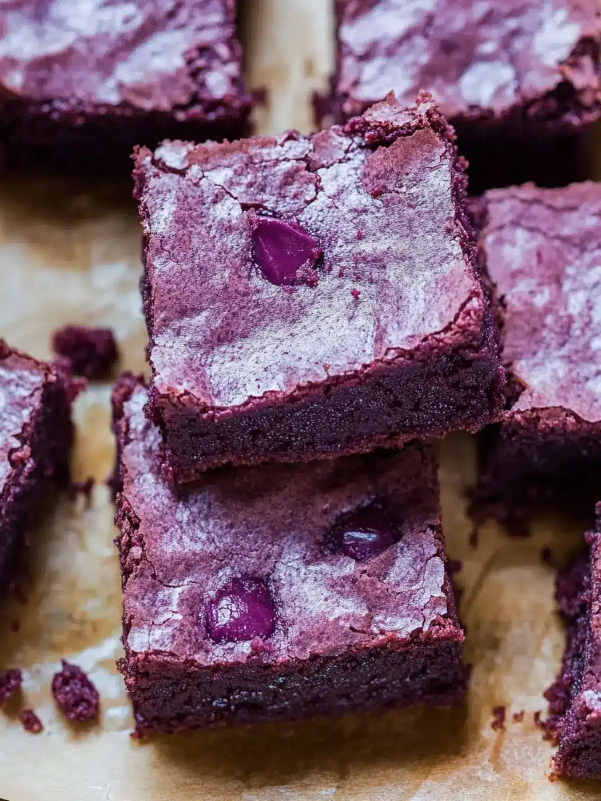 Irresistible Gluten-Free Ube Brownies You Have to Try! 3 Ube Brownies