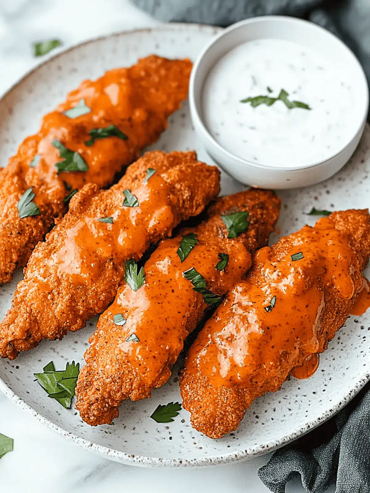 Baked Buffalo Chicken Tenders: Crispy, Guilt-Free Delight 4 Baked Buffalo Chicken Tenders