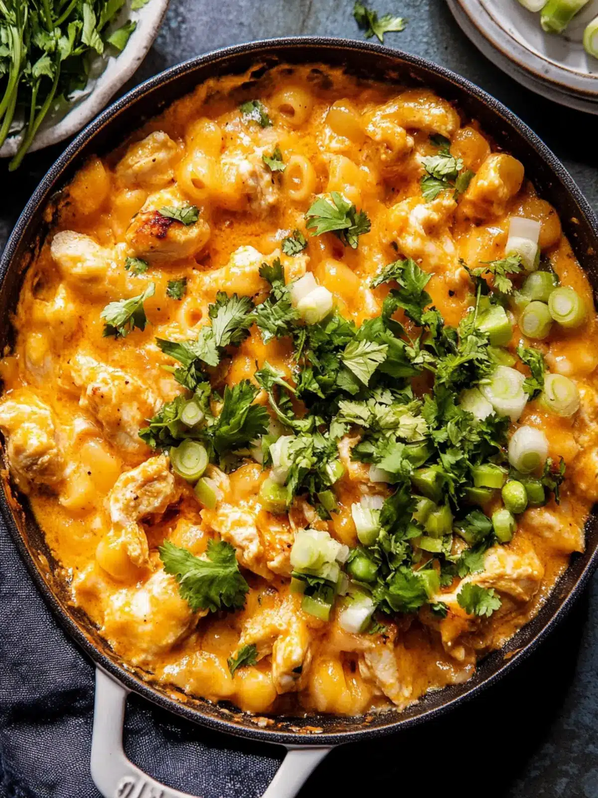 One Pot Buffalo Chicken Pasta Bake to Spice Up Dinner 3 One Pot Buffalo Chicken