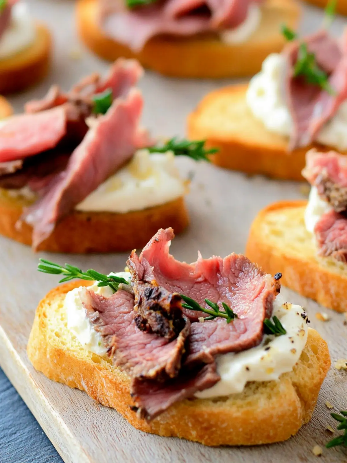 Roast Beef Crostini: The Perfect Party Starter Treat 4 Roast Beef Crostini