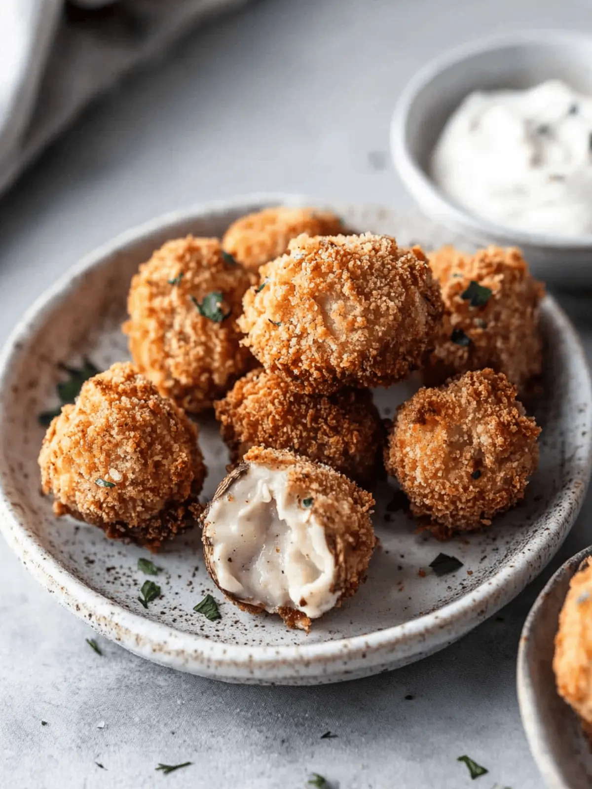 Crispy Garlic Breaded Mushrooms That Wow Your Taste Buds 3 Crispy Garlic Breaded Mushrooms