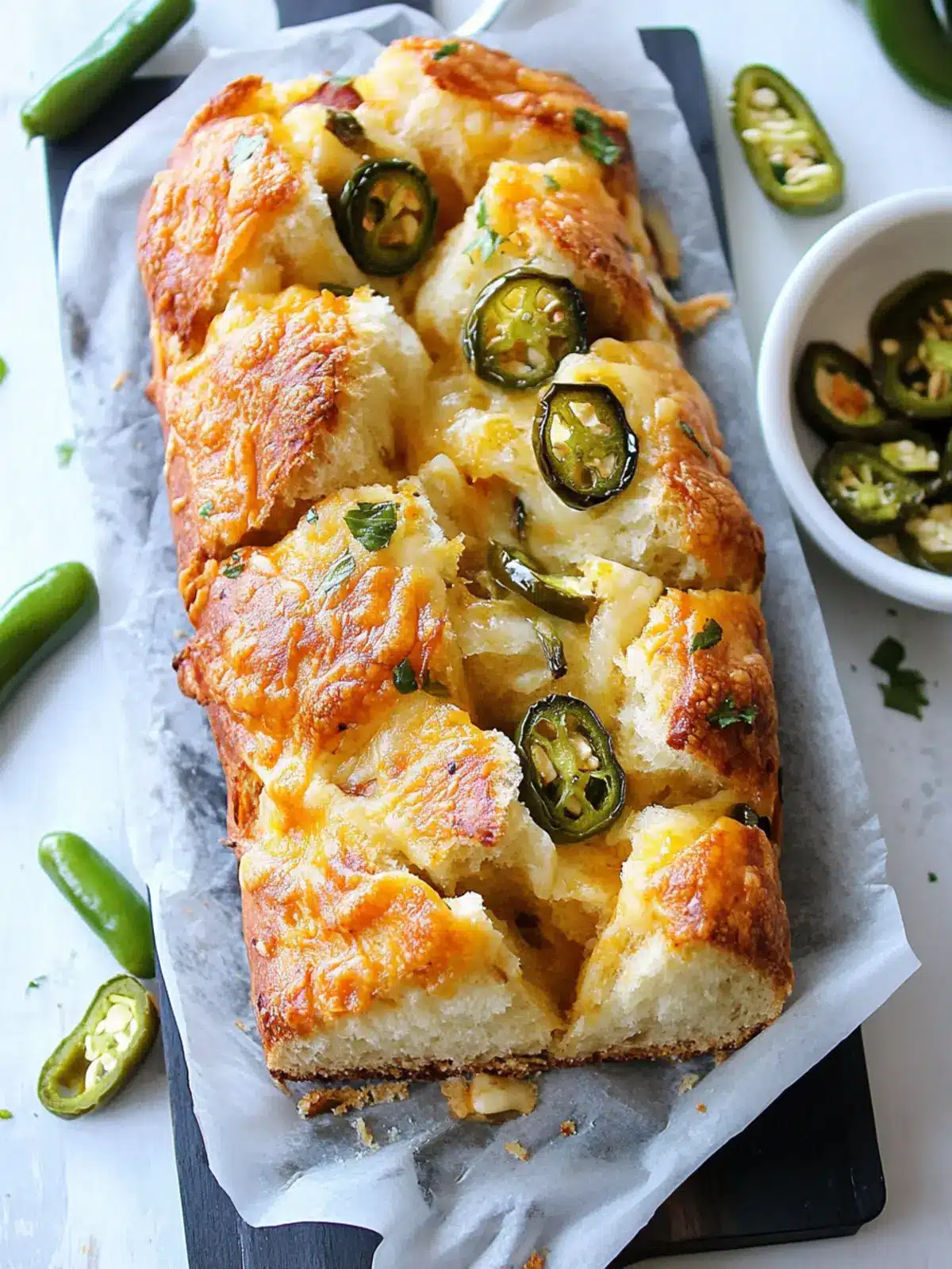 Cheddar Jalapeño Pull Apart Bread That Will Wow Your Guests 2 Cheddar Jalapeño Pull Apart Bread
