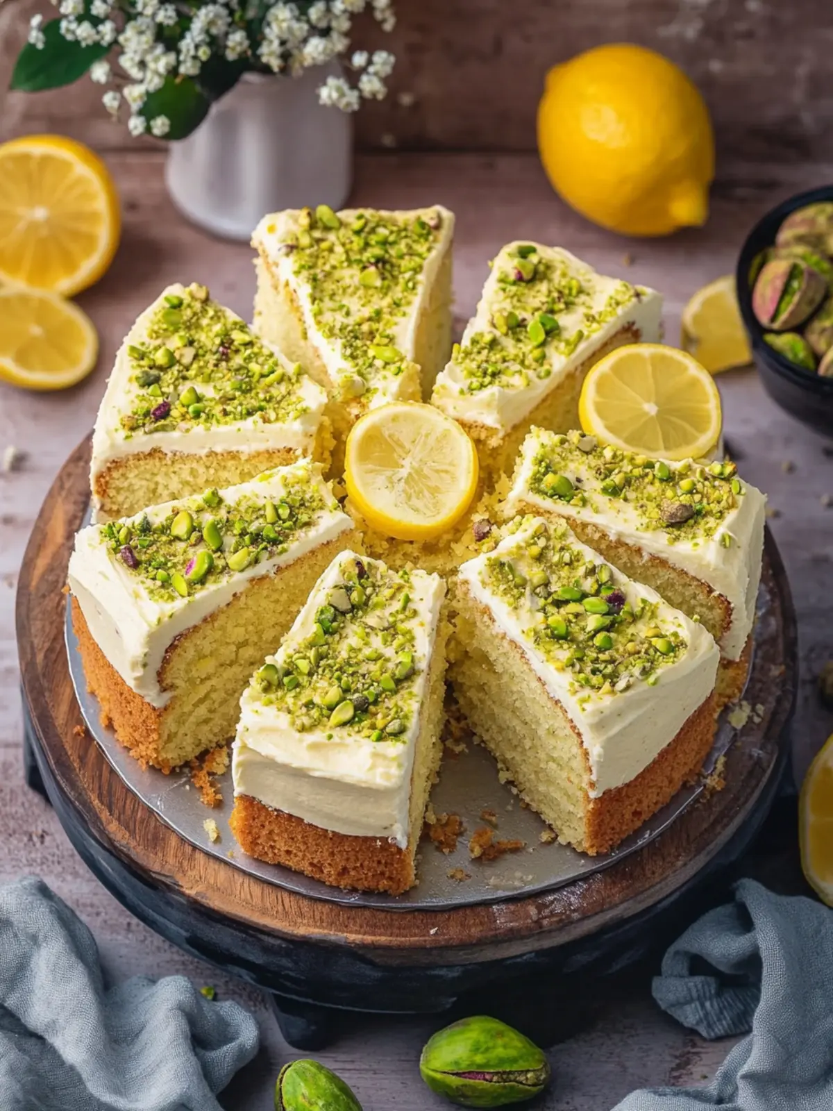 Lemon Pistachio Cake: A Zesty Dessert to Impress Your Guests 4 Lemon Pistachio Cake