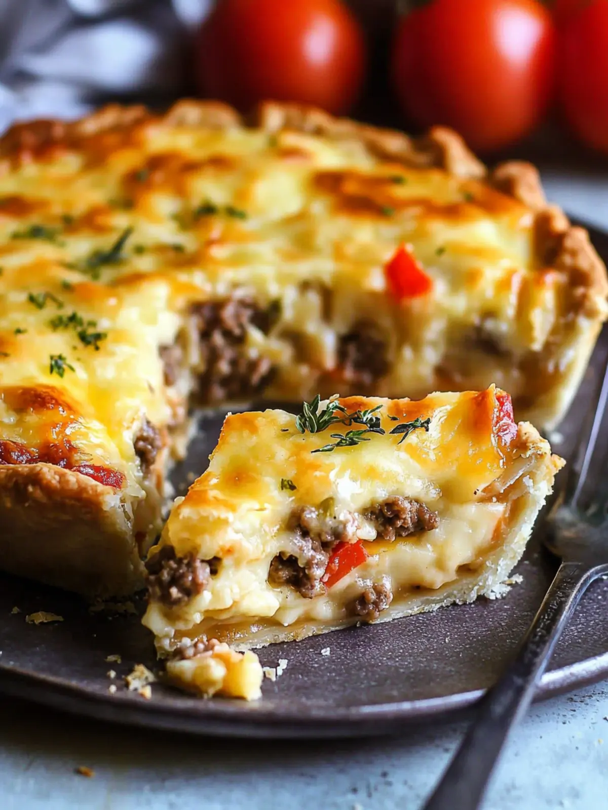 Keto Cheeseburger Pie: A Delicious Low-Carb Family Favorite 2 Cheeseburger Pie
