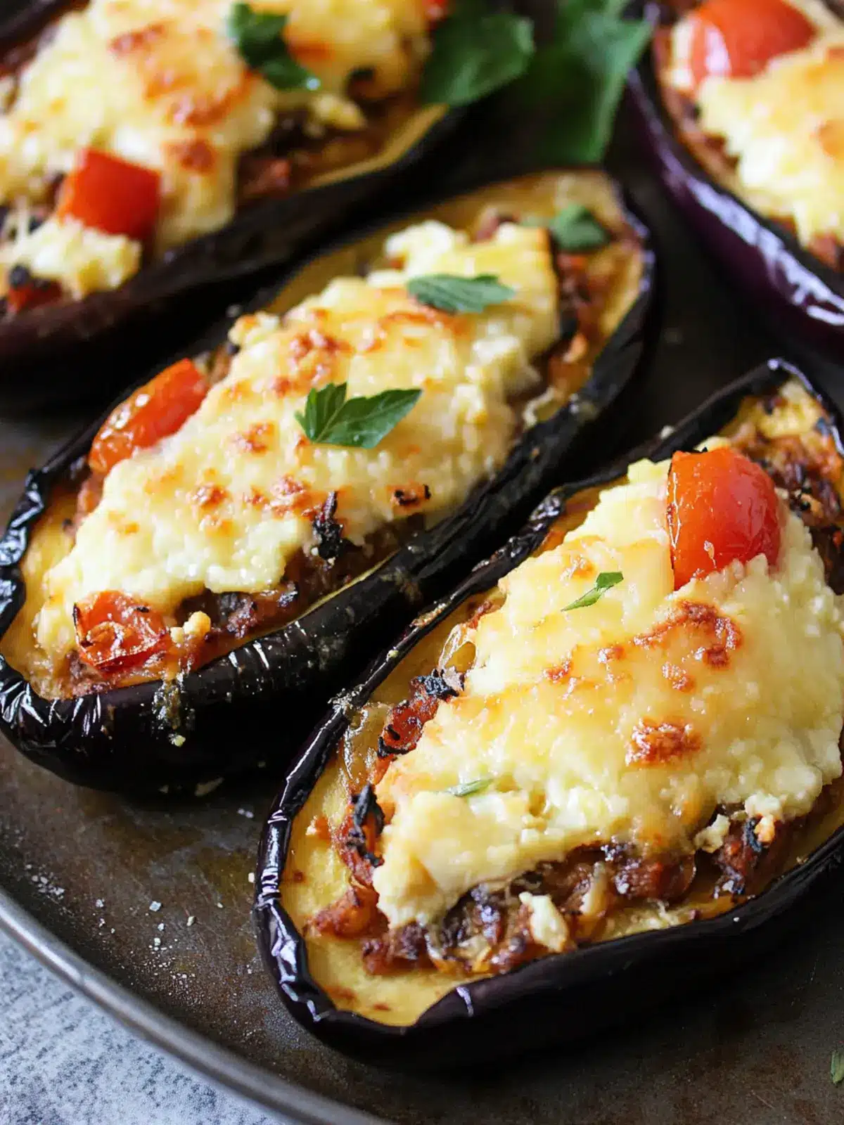 Greek Stuffed Eggplant: A Comforting Mediterranean Delight 4 Greek Stuffed Eggplant