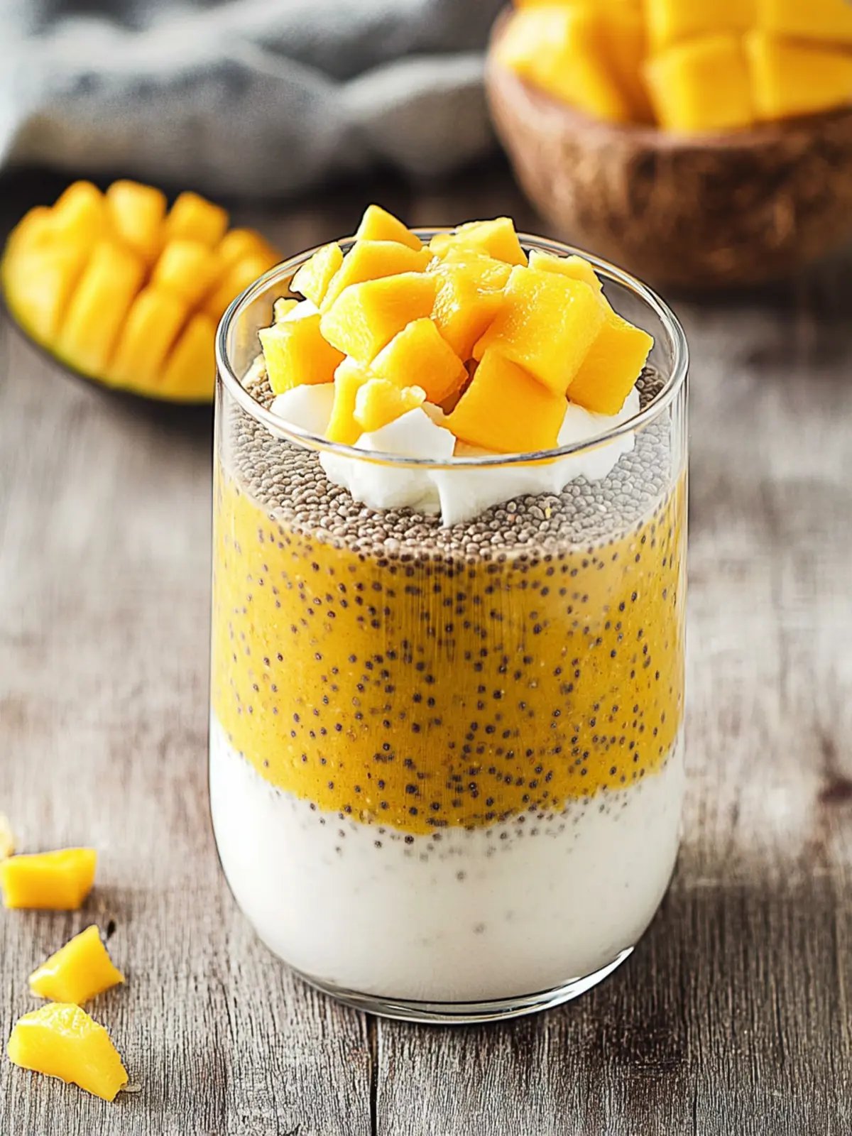 Delicious Protein Mango Coconut Chia Pudding to Energize You 3 Protein Mango Coconut Chia Pudding