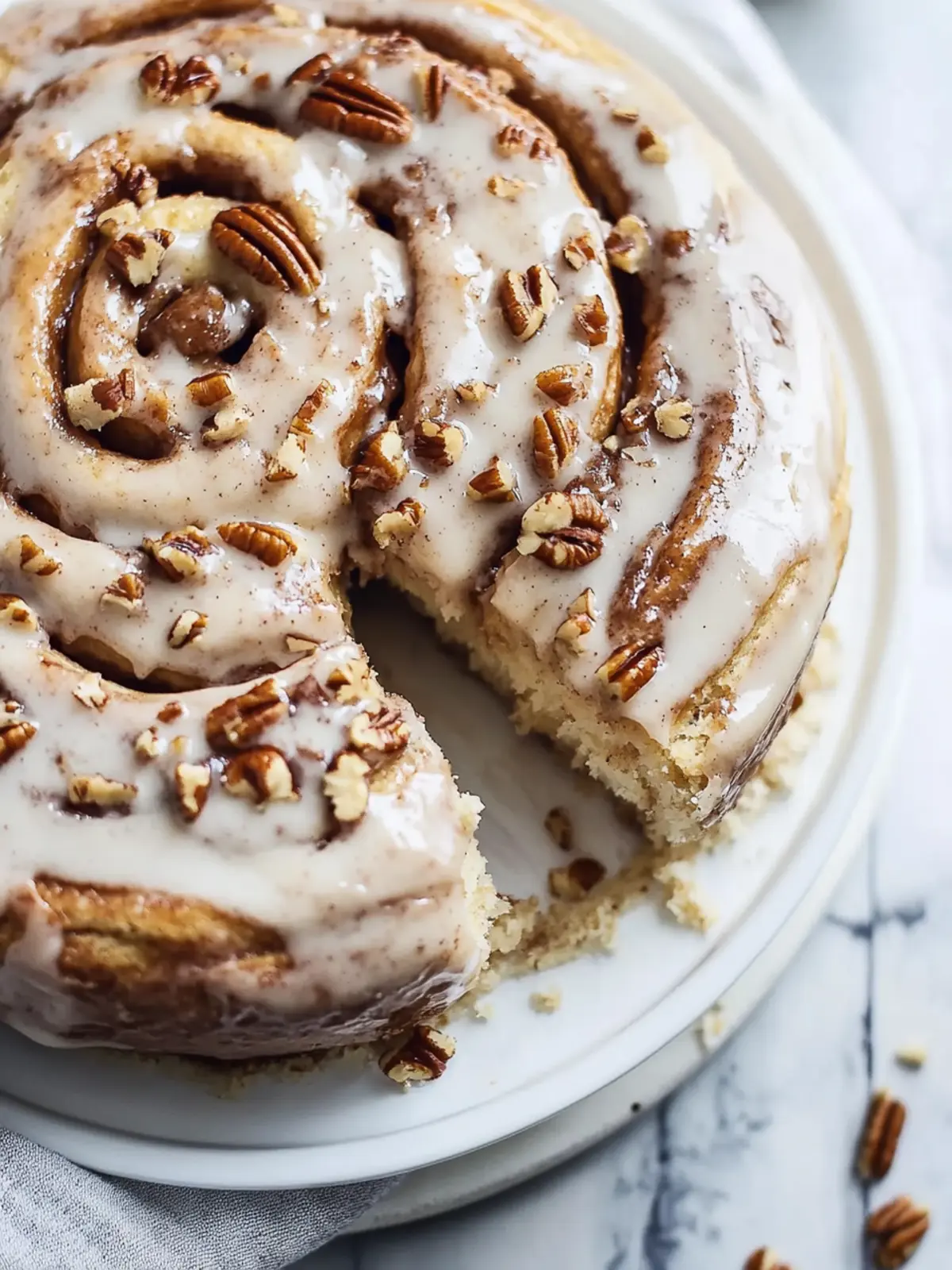 Irresistible Maple Pecan Cinnamon Rolls Without Yeast! 3 Maple Pecan Cinnamon Rolls