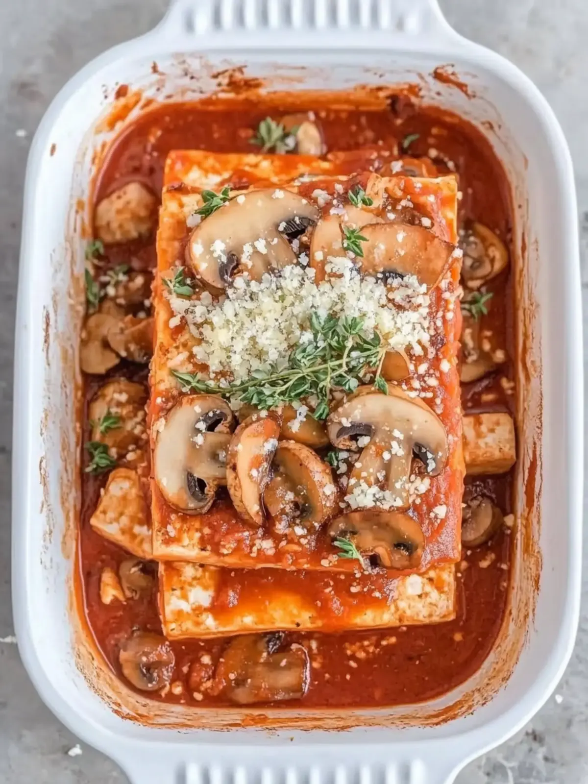 Delicious Baked Tofu with Mushrooms for Cozy Nights 4 Baked Tofu with Mushrooms