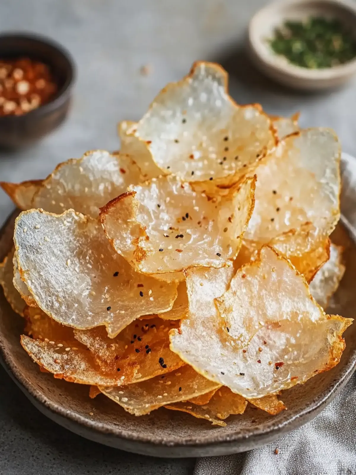 Air Fryer Rice Paper Chips: Crunchy, Guilt-Free Snack Sensation 2 Air Fryer Rice Paper Chips