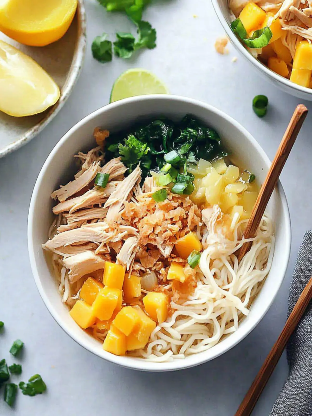 Savor Hawaiian Chicken Noodle Bowls for a Tropical Twist 2 Hawaiian Chicken Noodle Bowls