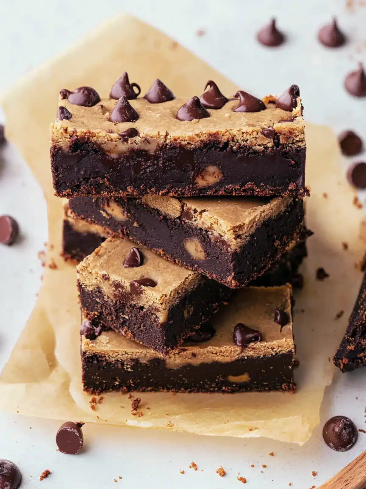 Decadent Brownie Cookie Dough Bars You Can t Resist 3 Brownie Cookie Dough Bars