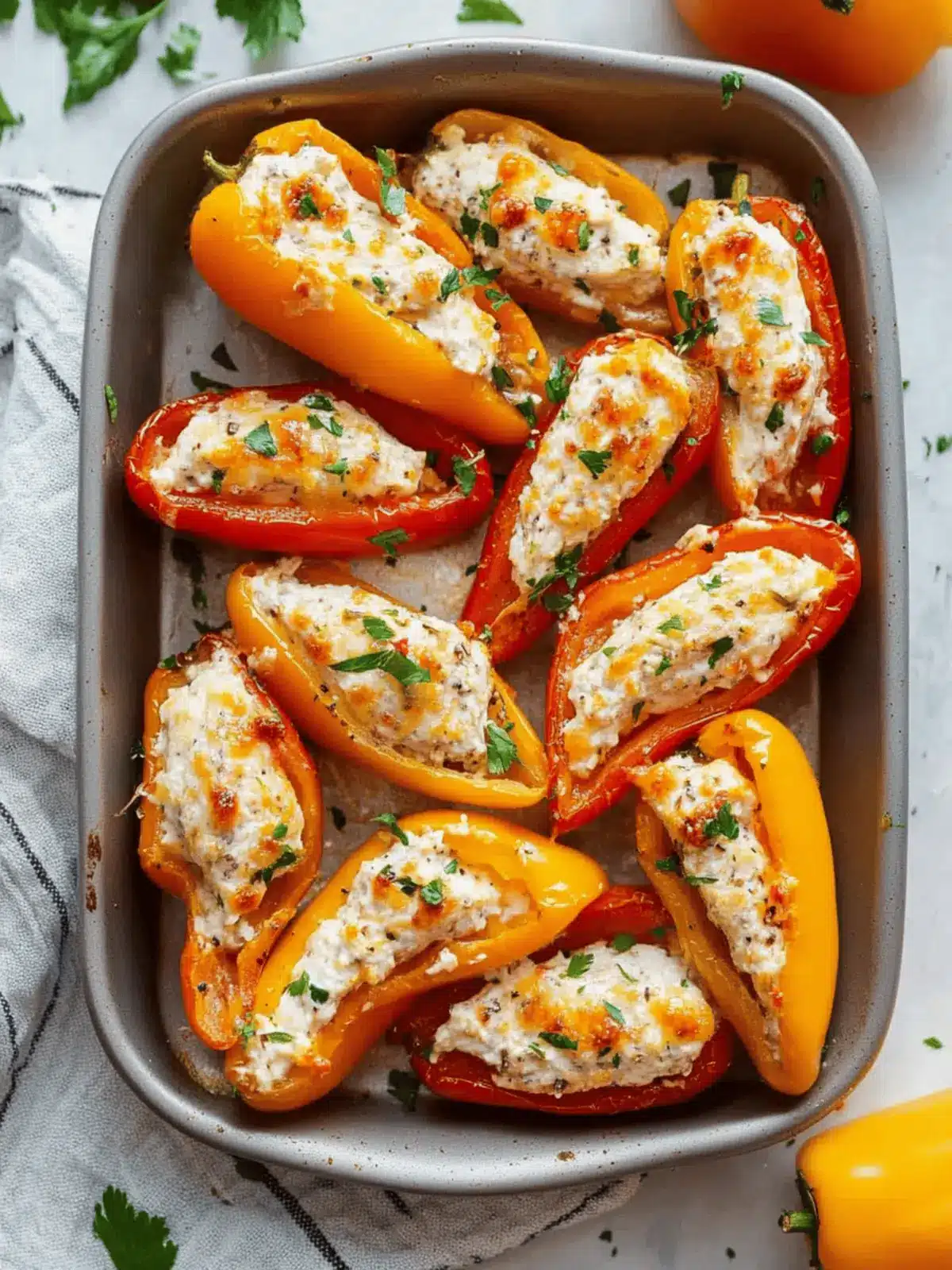Cream Cheese Stuffed Mini Peppers for a Flavorful Snack 3 Cream Cheese Stuffed Mini Peppers