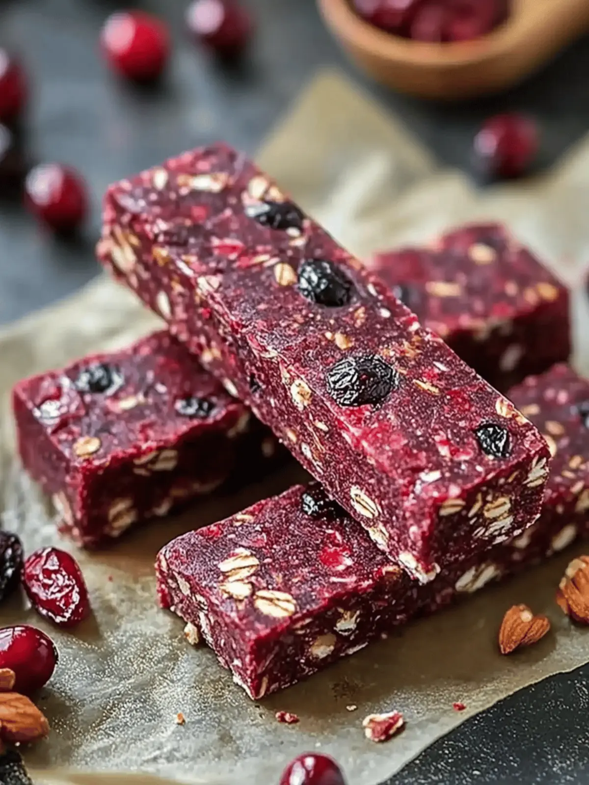 Delicious Raw Vegan Energy Bars with Cranberries You ll Love 4 Raw Vegan Energy Bars with Cranberries