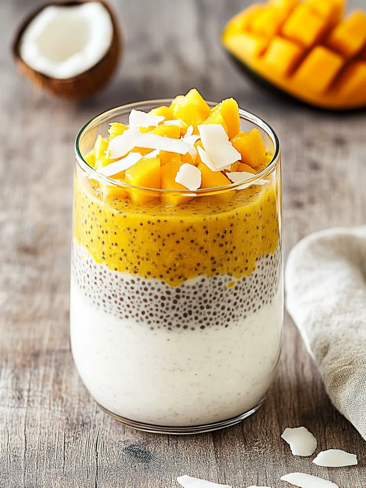 Delicious Protein Mango Coconut Chia Pudding to Energize You 2 Protein Mango Coconut Chia Pudding