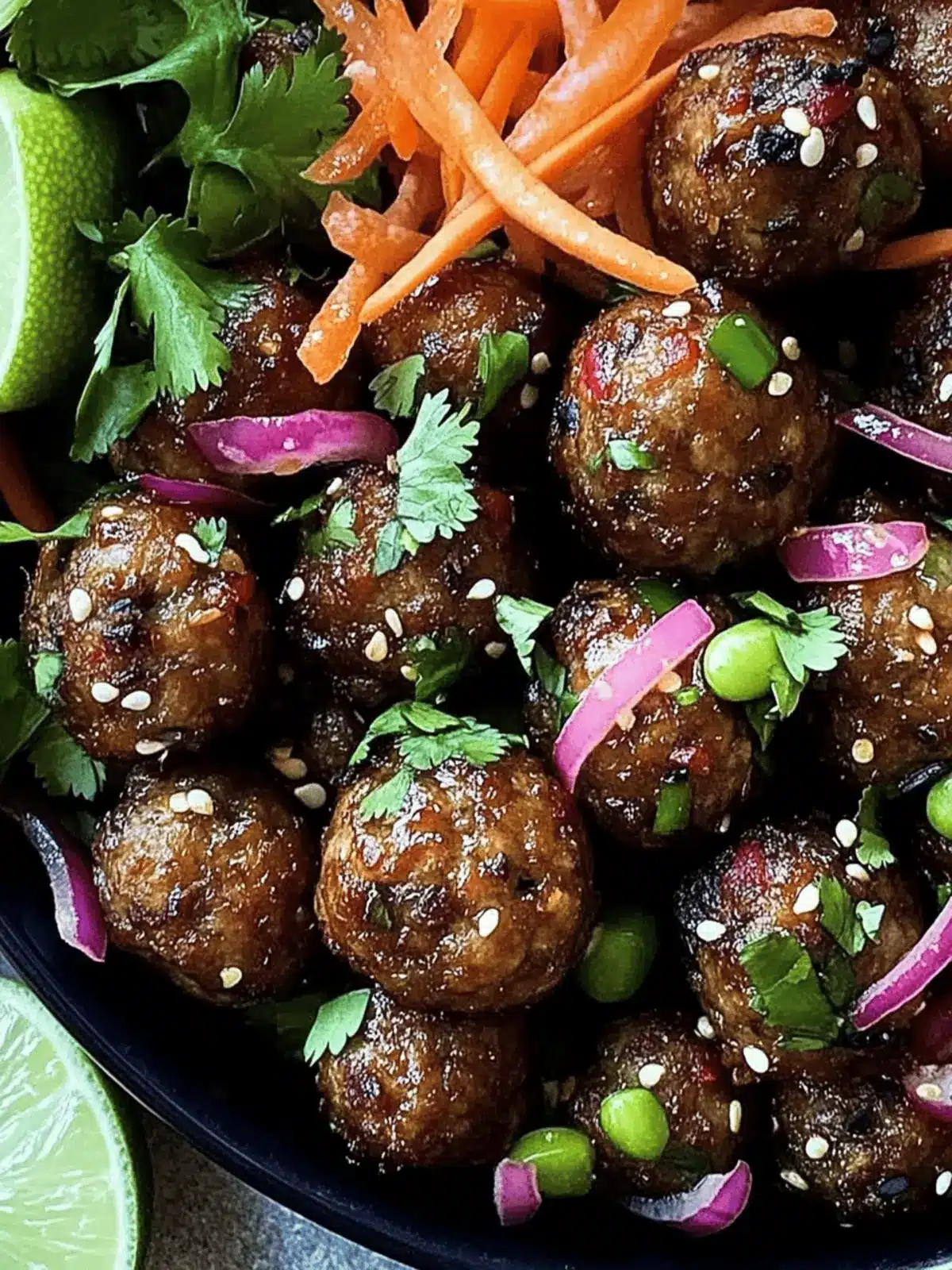 Banh Mi Meatballs: Quick, Flavor-Packed Appetizer Delight 2 Banh Mi Meatballs