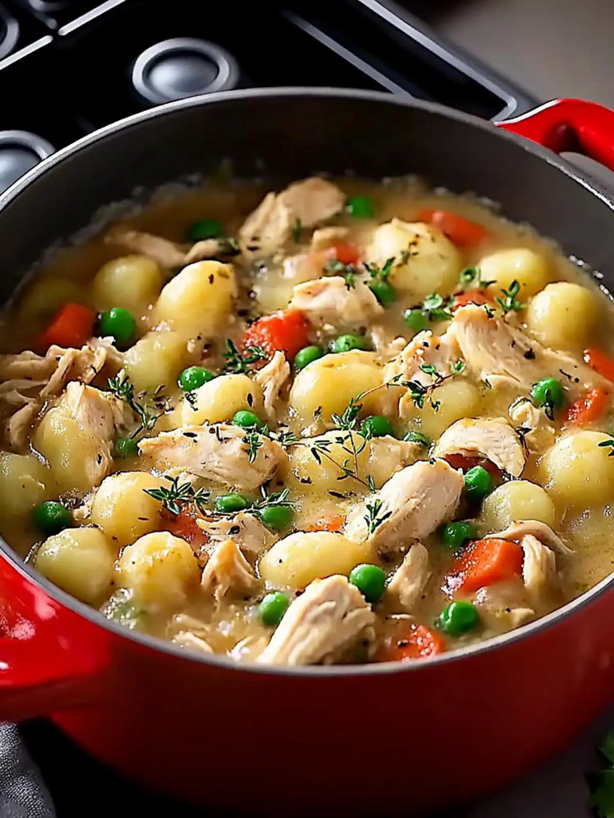 One Pot Gnocchi Chicken Pot Pie for Cozy Nights In 3 One Pot Gnocchi Chicken Pot Pie