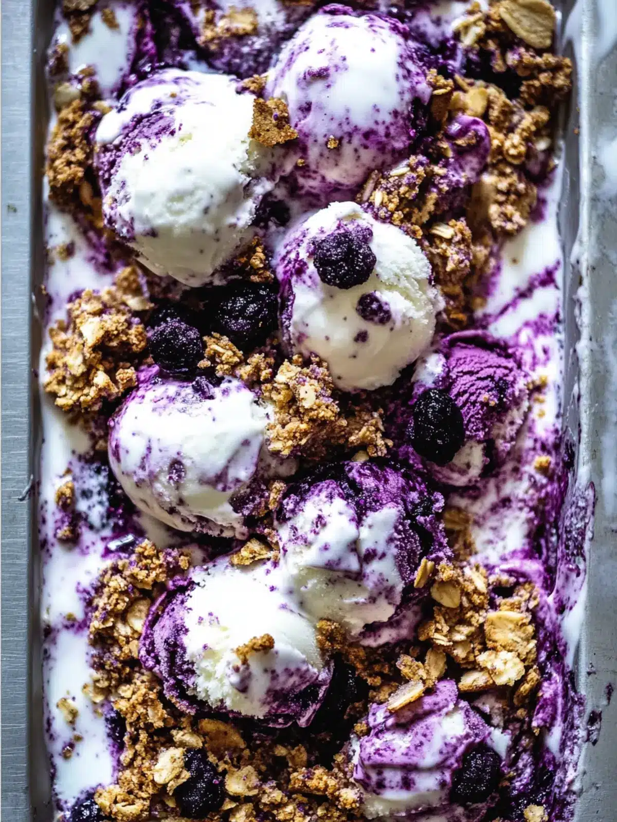 Blueberry Lavender Crumble Ice Cream to Delight Your Taste Buds 4 Blueberry Lavender Crumble Ice Cream