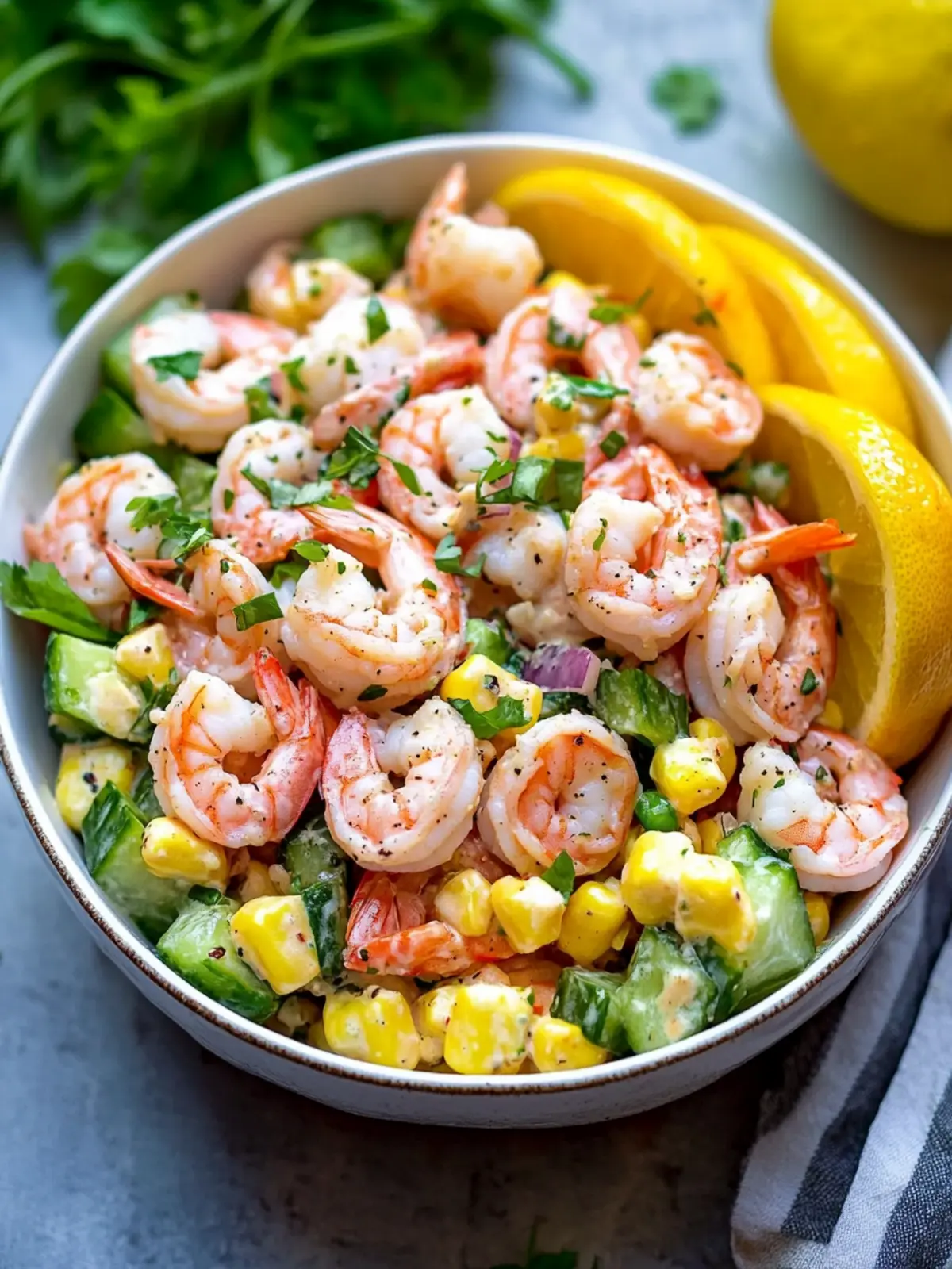 Bright and Zesty Shrimp Salad Perfect for Summer Picnics 3 Shrimp Salad