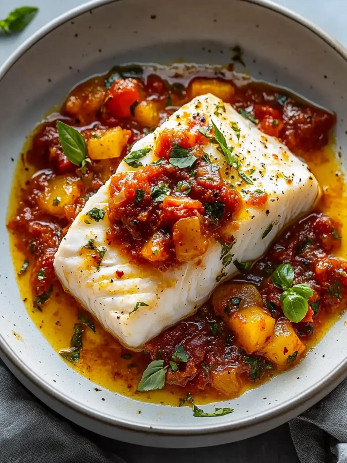 Halibut Marinara: A Quick and Elegant Dinner Delight 4 Halibut Marinara