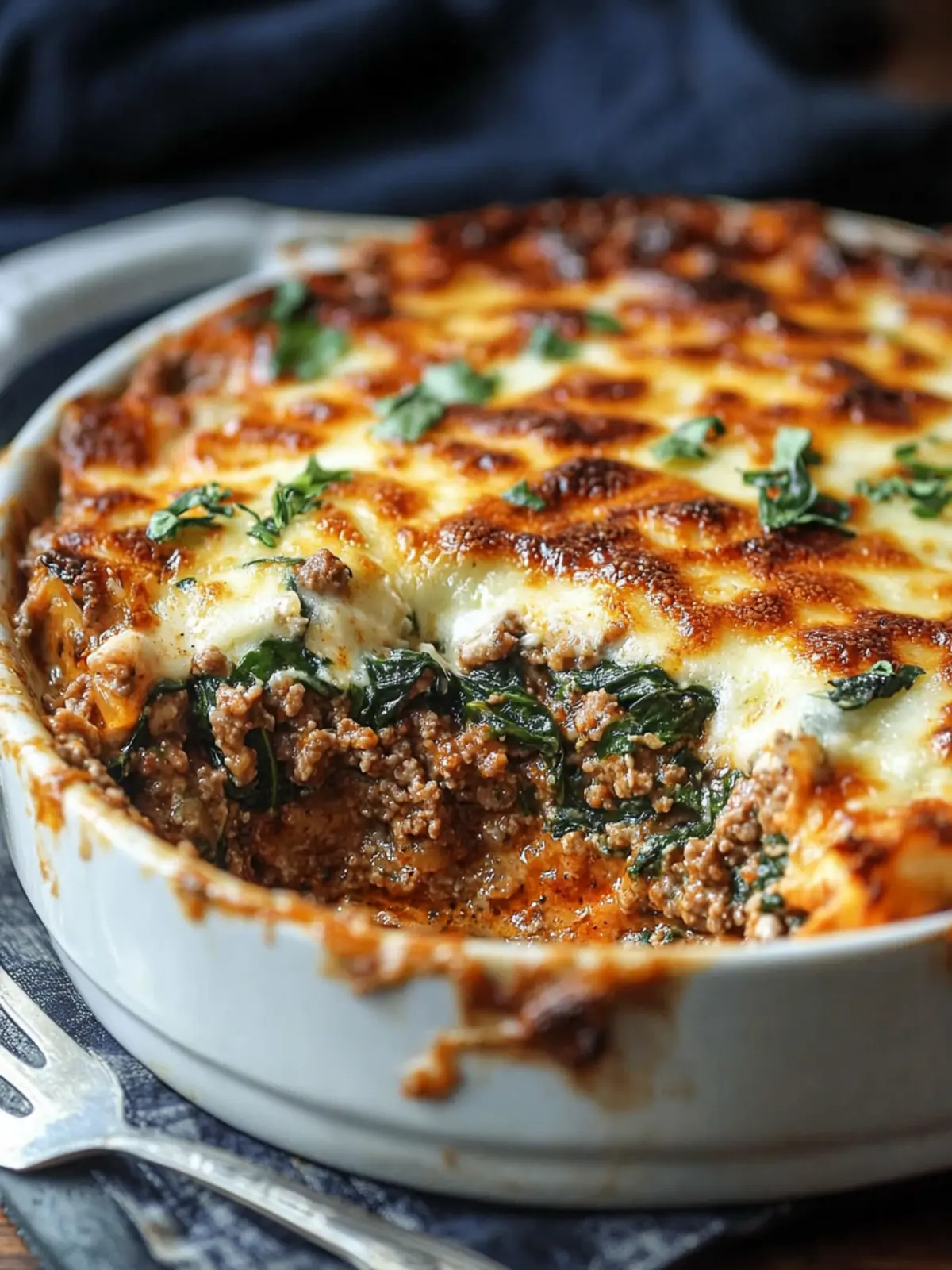 Ground Beef & Spinach Casserole: Your New Family Favorite! 2 Ground Beef & Spinach Casserole