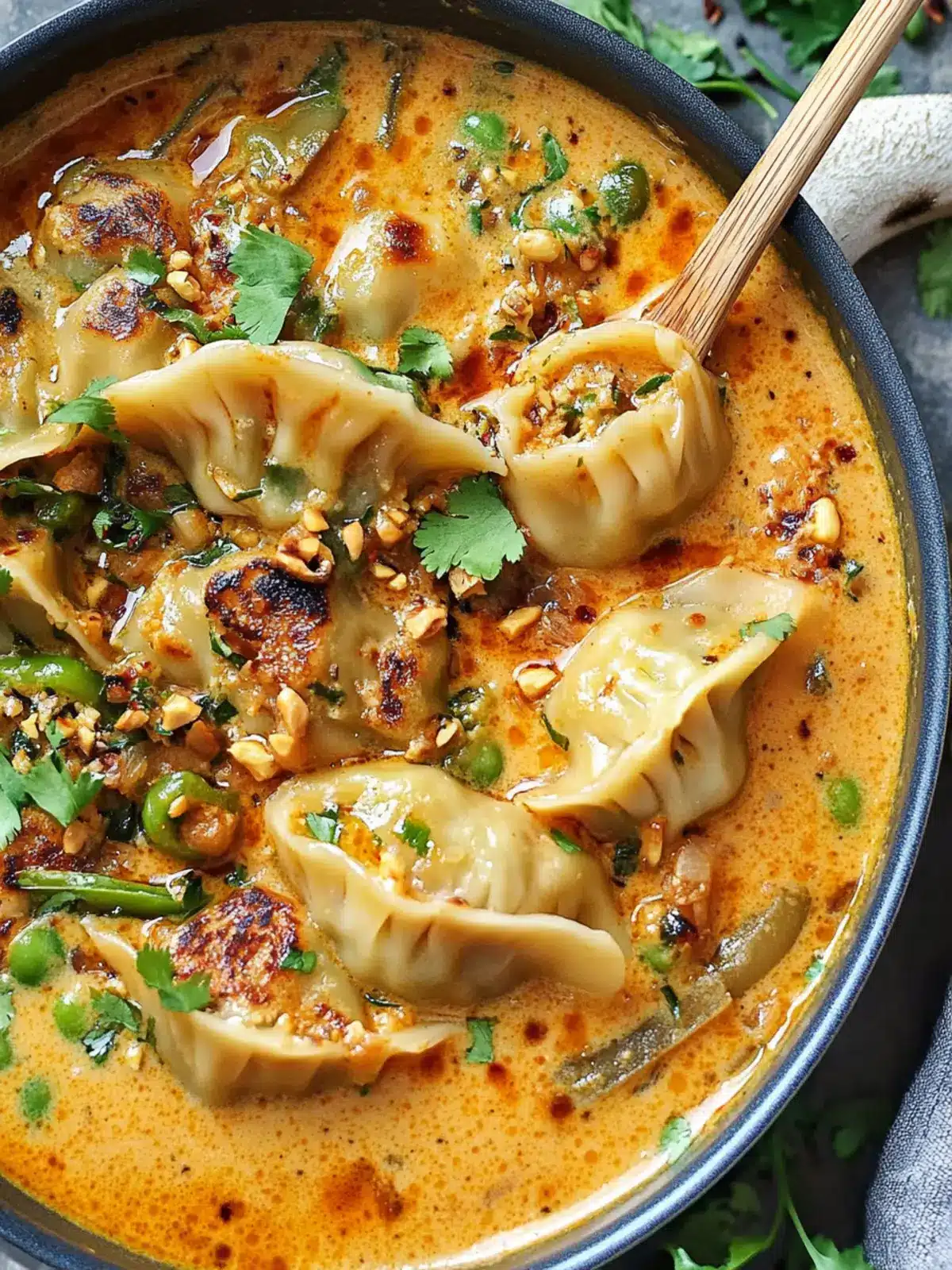 One Pan Baked Satay Dumplings for a Flavor Explosion 3 One Pan Baked Satay Dumplings