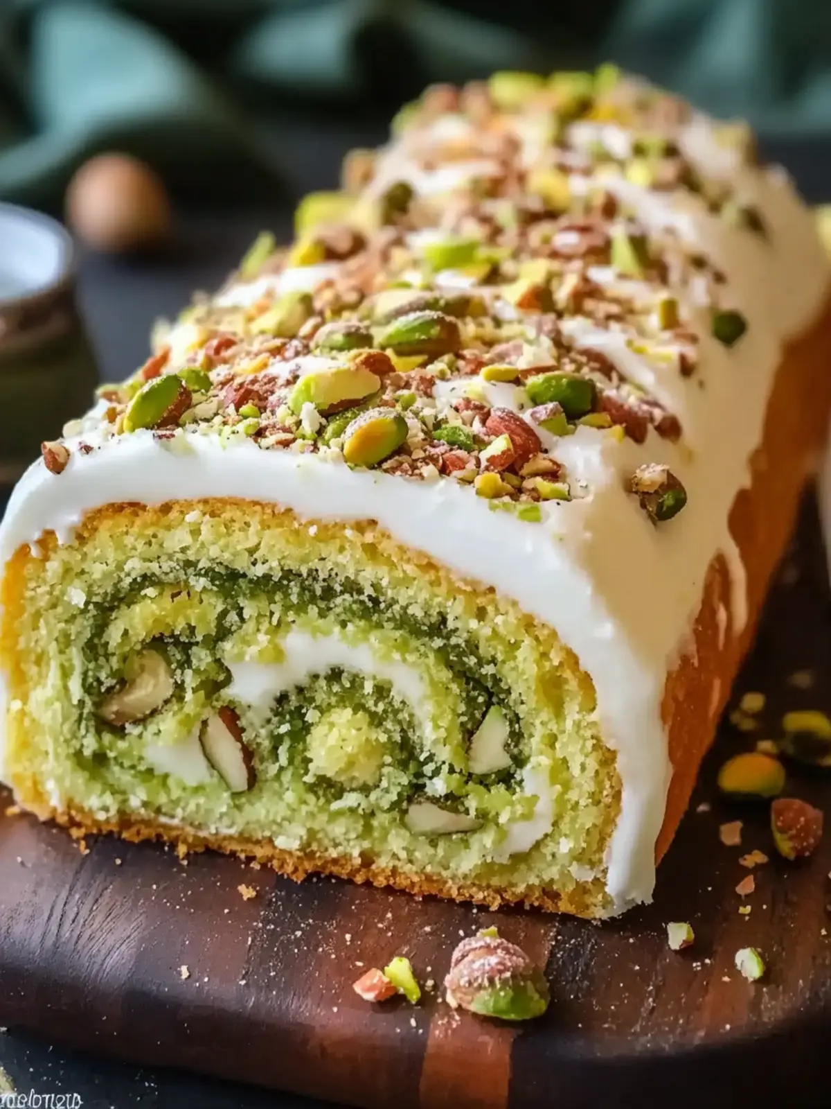 Irresistible Pistachio Almond Swiss Roll You ll Love to Make! 3 Pistachio Almond Swiss Roll