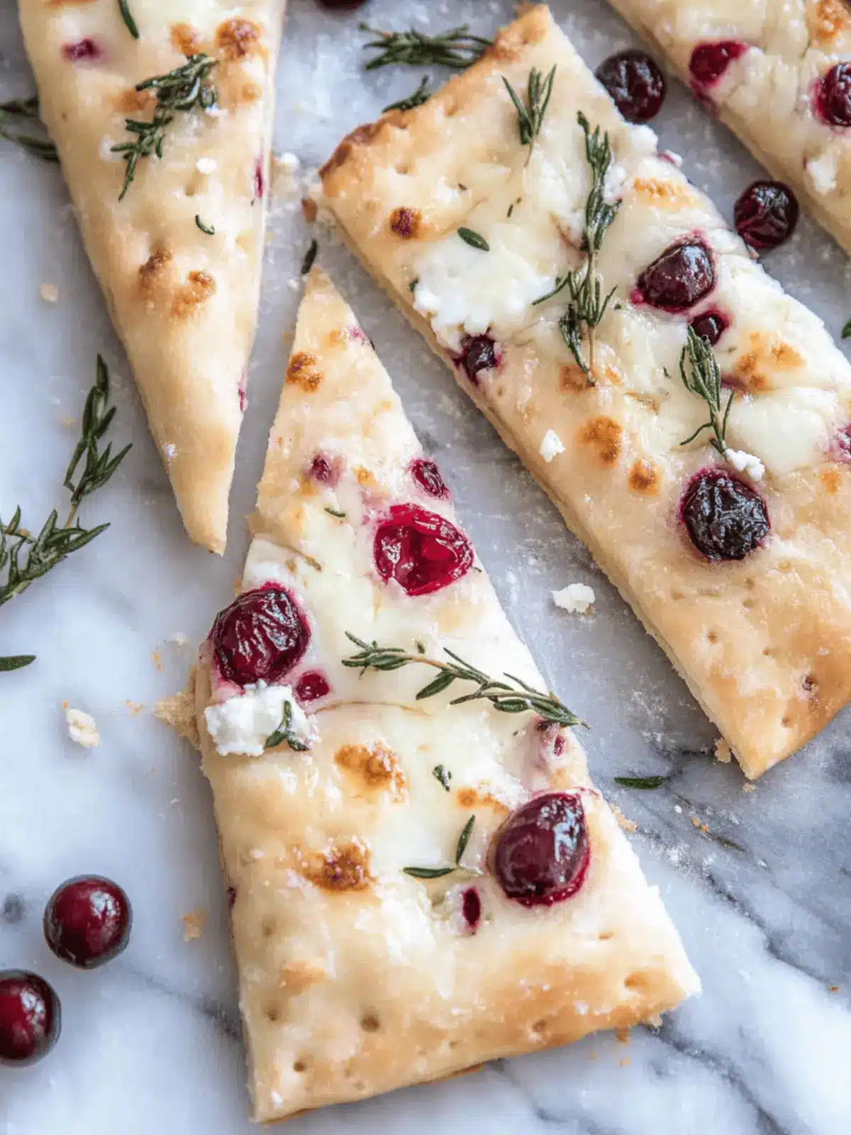 Quick + Creamy Cranberry Brie Flatbread: Easy Gourmet Delight 2 Quick + Creamy Cranberry Brie Flatbread