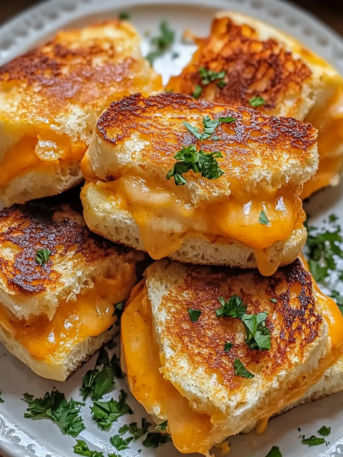 Mini Grilled Cheese Hawaiian Rolls: The Ultimate Comfort Snack 4 Mini Grilled Cheese Hawaiian Rolls