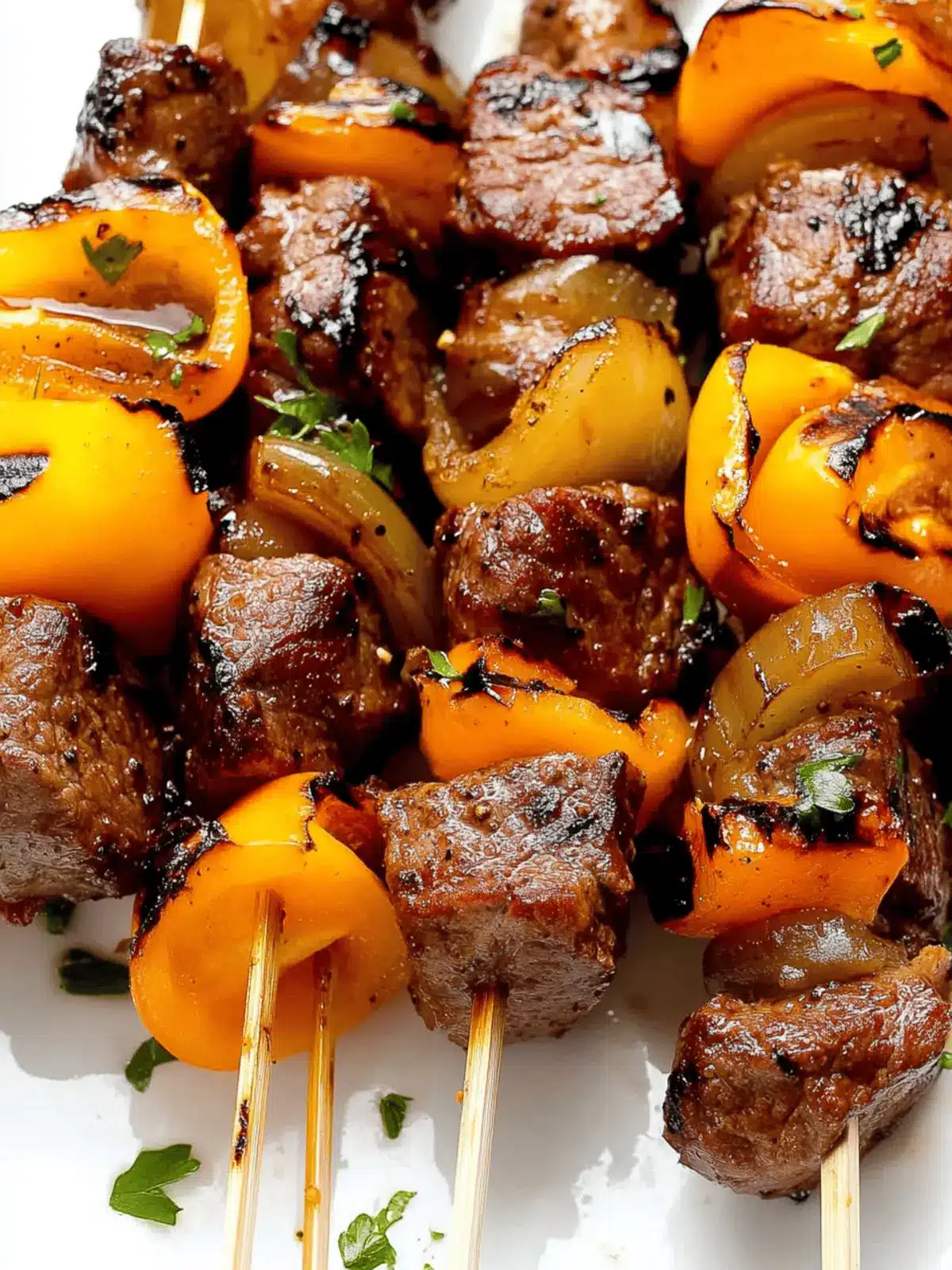 Savory Grilled Steak Kabobs: Perfect for Summer BBQs 4 Grilled Steak Kabobs