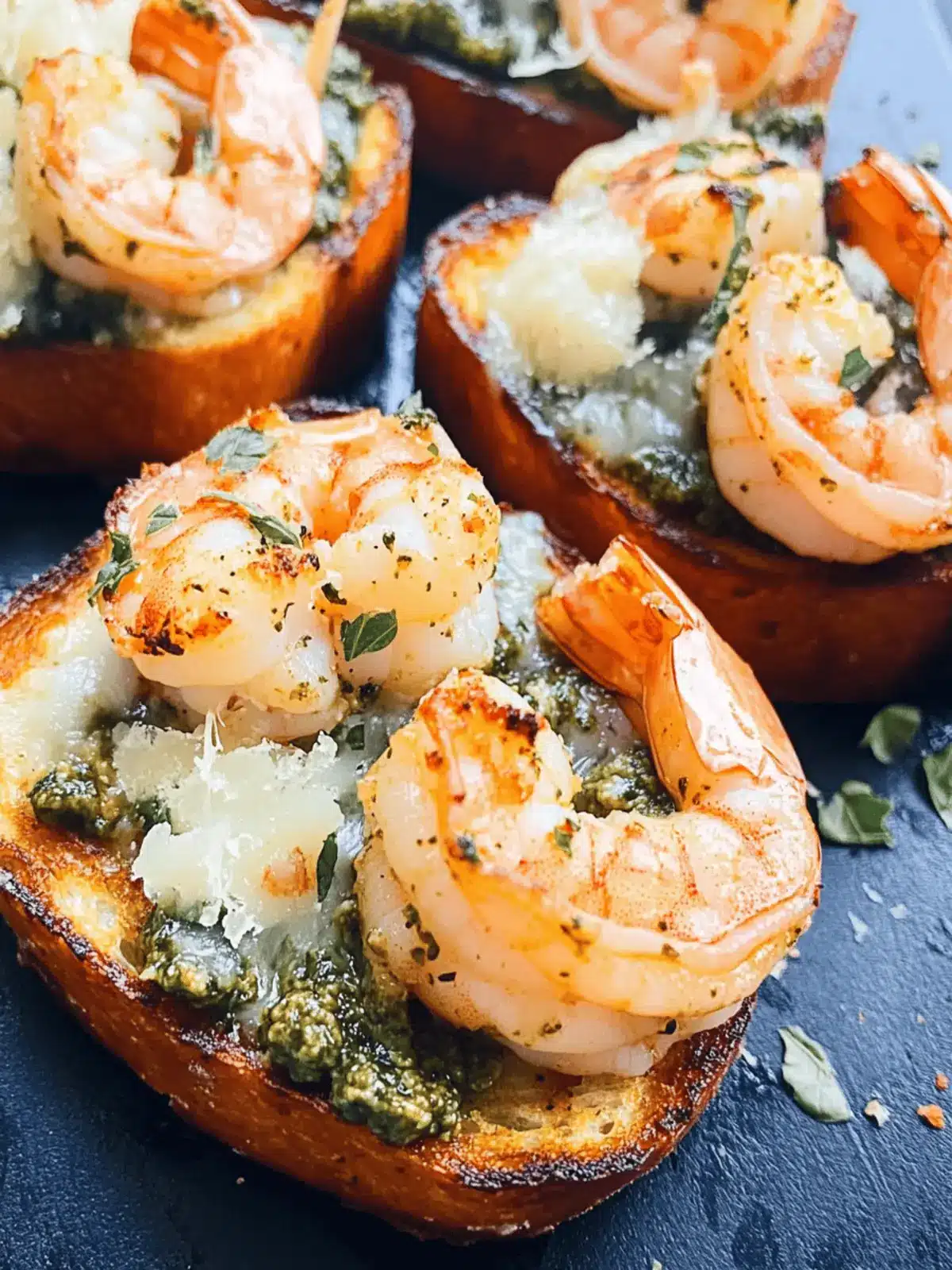 Savor Blackstone Parmesan Pesto Shrimp Toast for Fast Flavor 3 Blackstone Parmesan Pesto Shrimp Toast