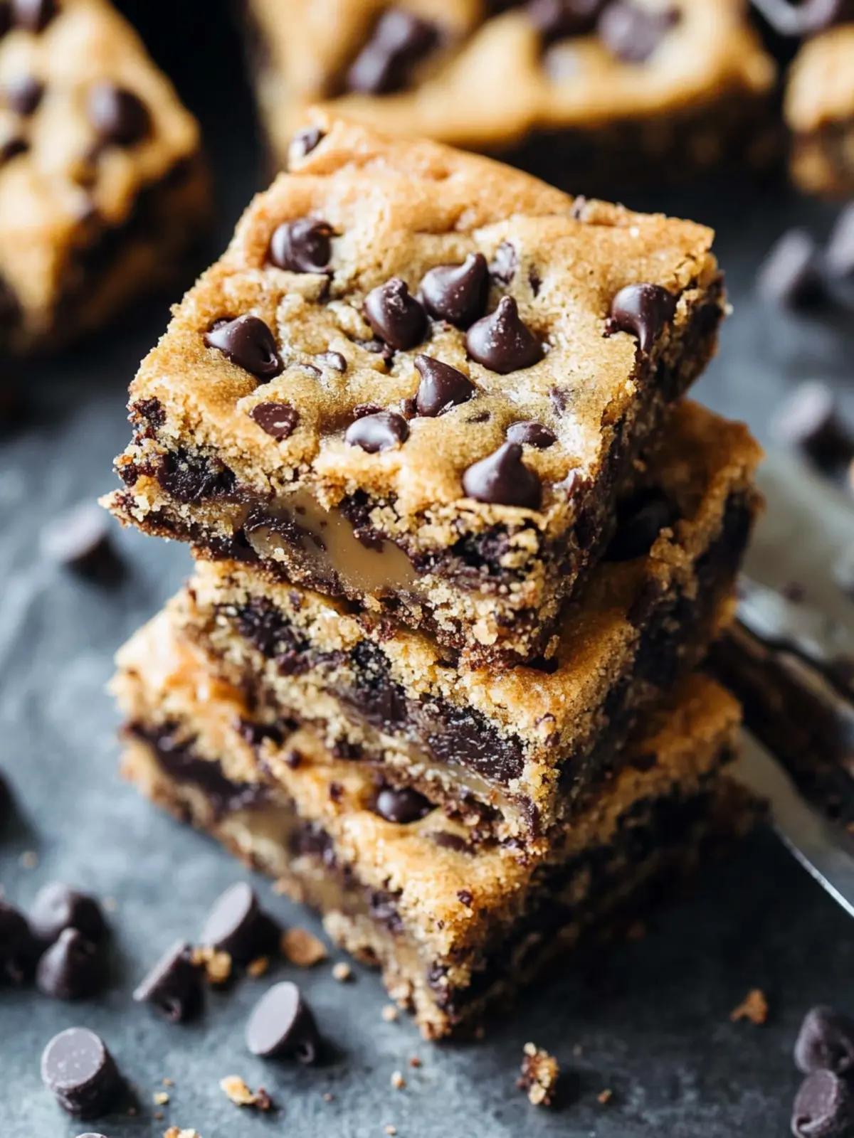 Decadent Chocolate Chip Cookie Butter Bars You ll Adore 4 Chocolate Chip Cookie Butter Bars
