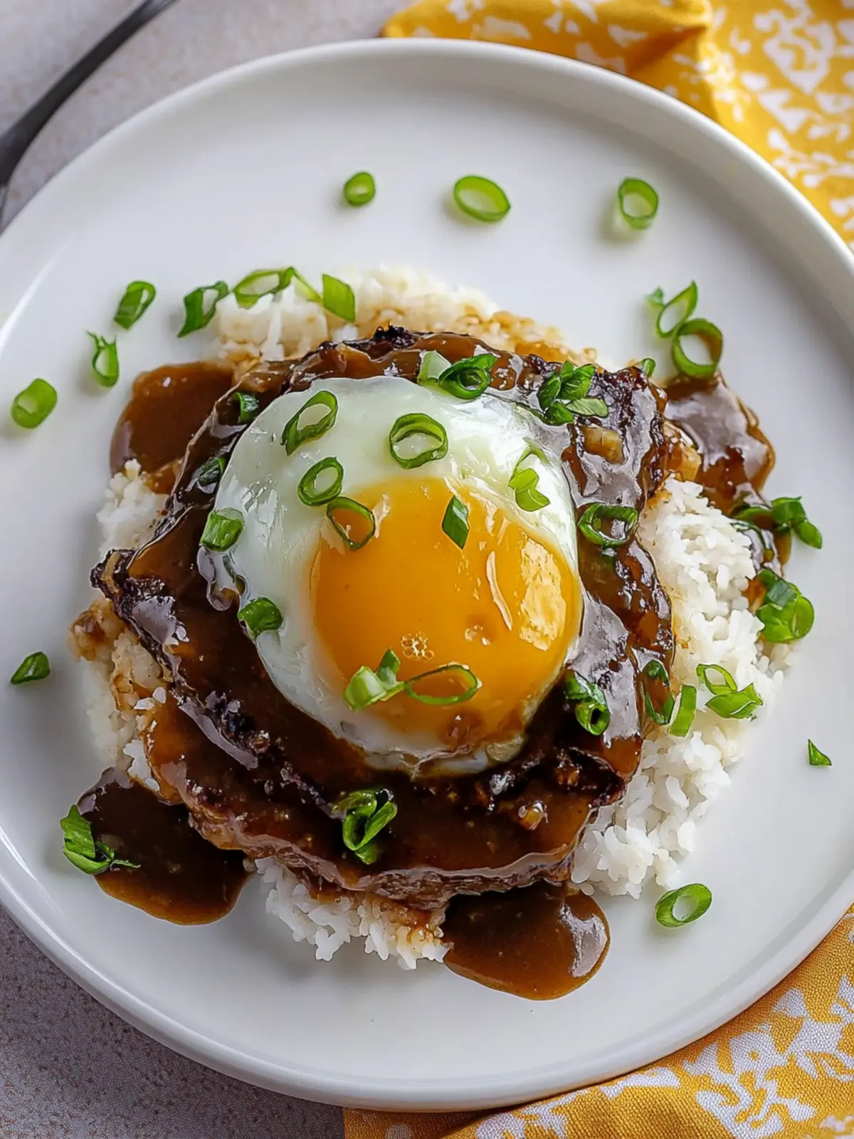 Hawaiian Loco Moco: Burger Steak with Gravy Bliss 3 Hawaiian Loco Moco (Hamburger Steak with Gravy)