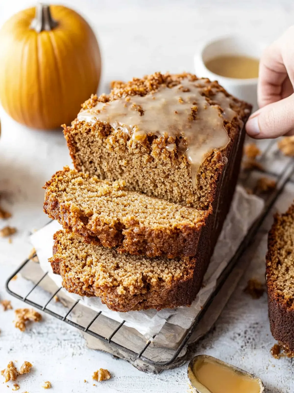 Delicious Pumpkin Bread with Maple Glaze That's Pure Comfort 2 Pumpkin Bread with Maple Glaze