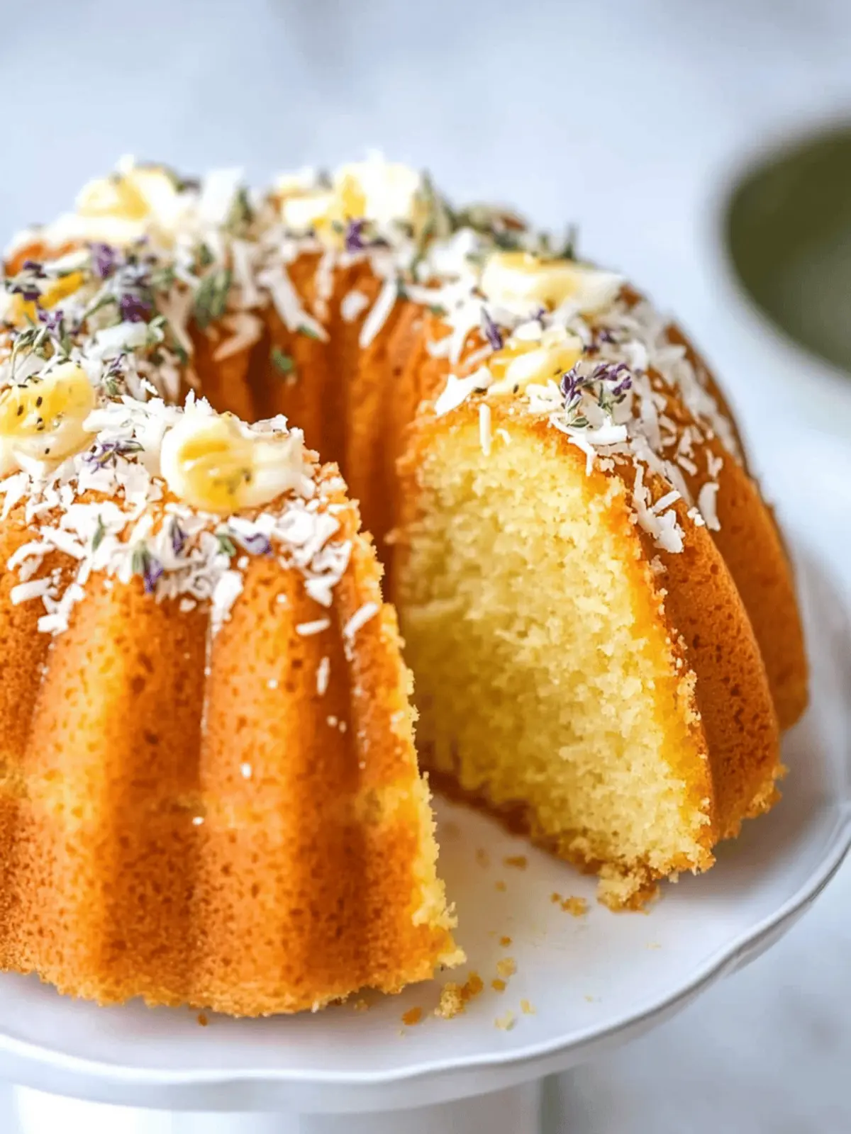 Irresistible Passionfruit Coconut Bundt Cake to Savor Today 4 Passionfruit Coconut Bundt Cake