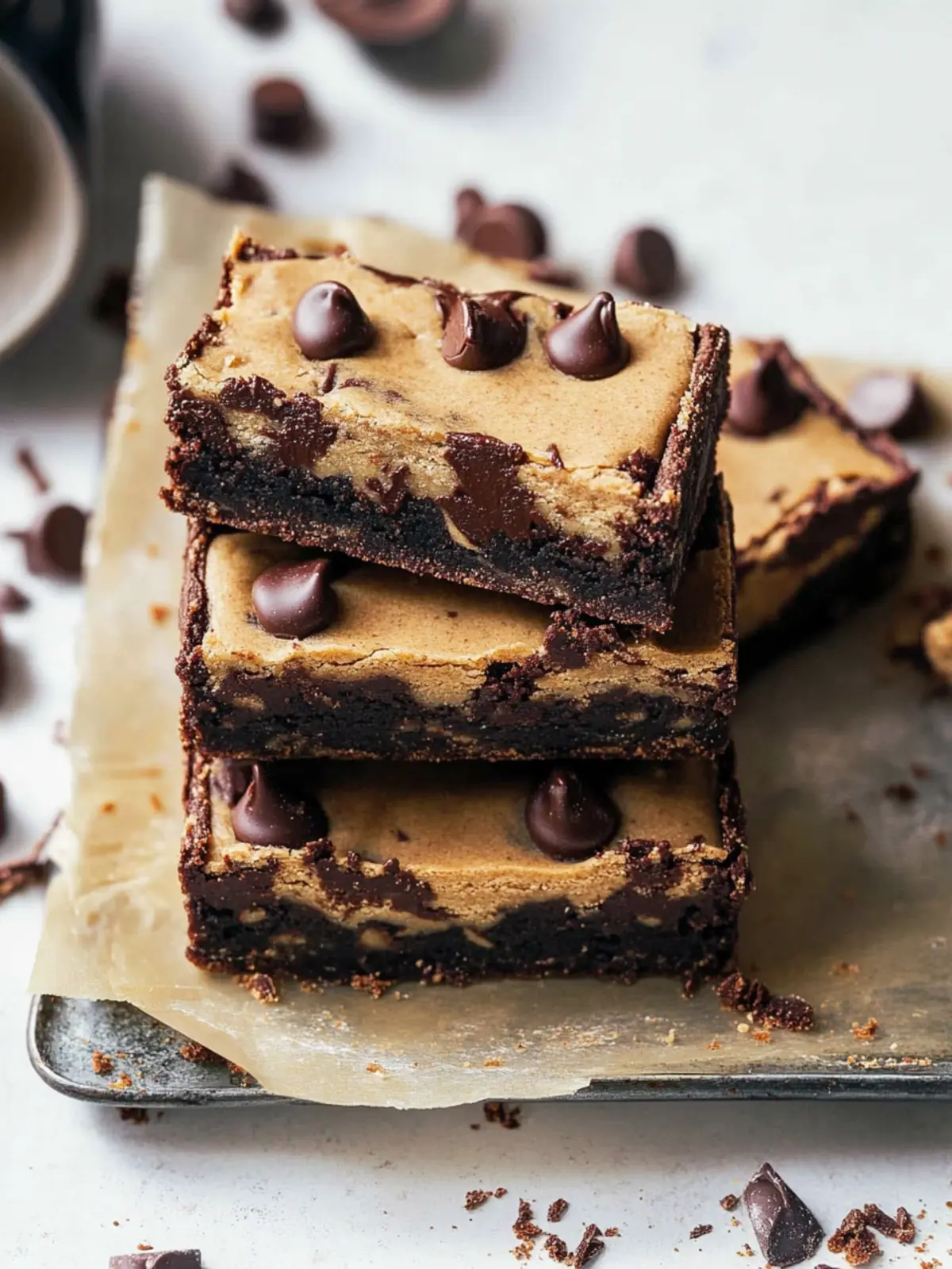 Decadent Brownie Cookie Dough Bars You Can t Resist 4 Brownie Cookie Dough Bars