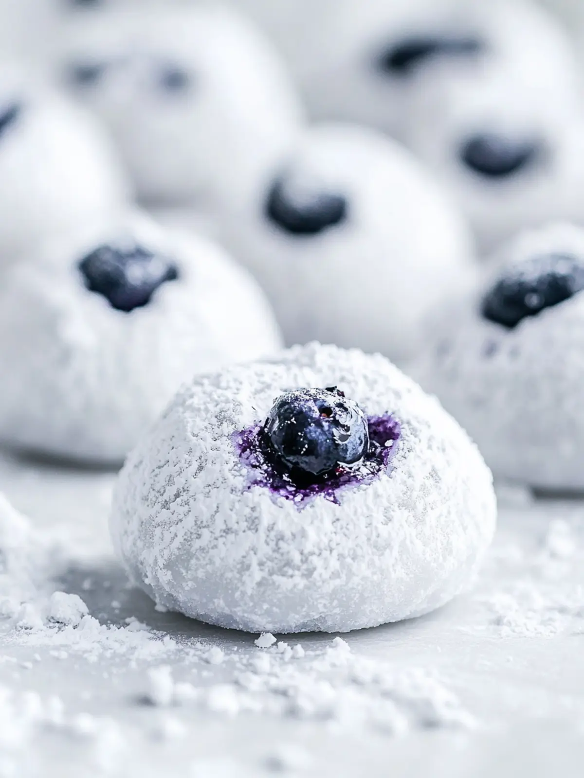 Delightfully Soft Blueberry Almond Snowball Cookies Recipe 2 Soft Blueberry Almond Snowball Cookies