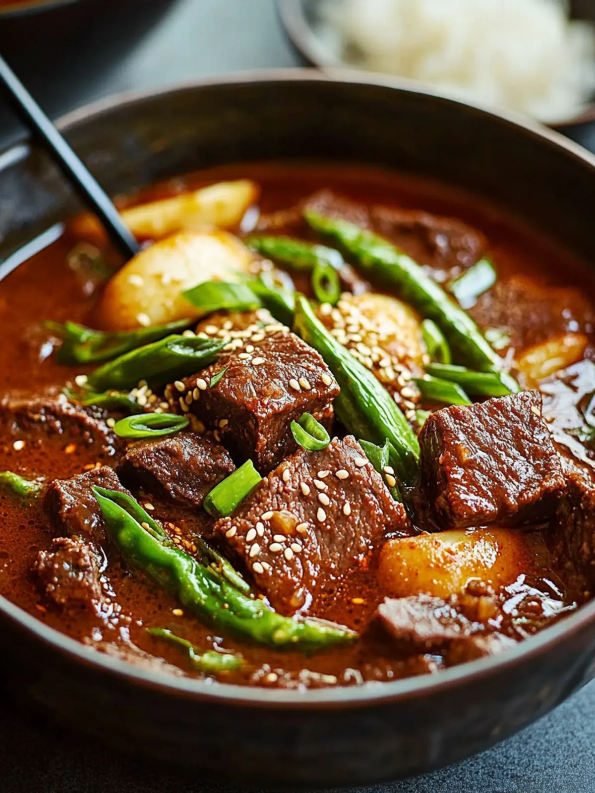 Savor Korean Beef Stew with Gochujang for Ultimate Comfort 2 Korean Beef Stew with Gochujang