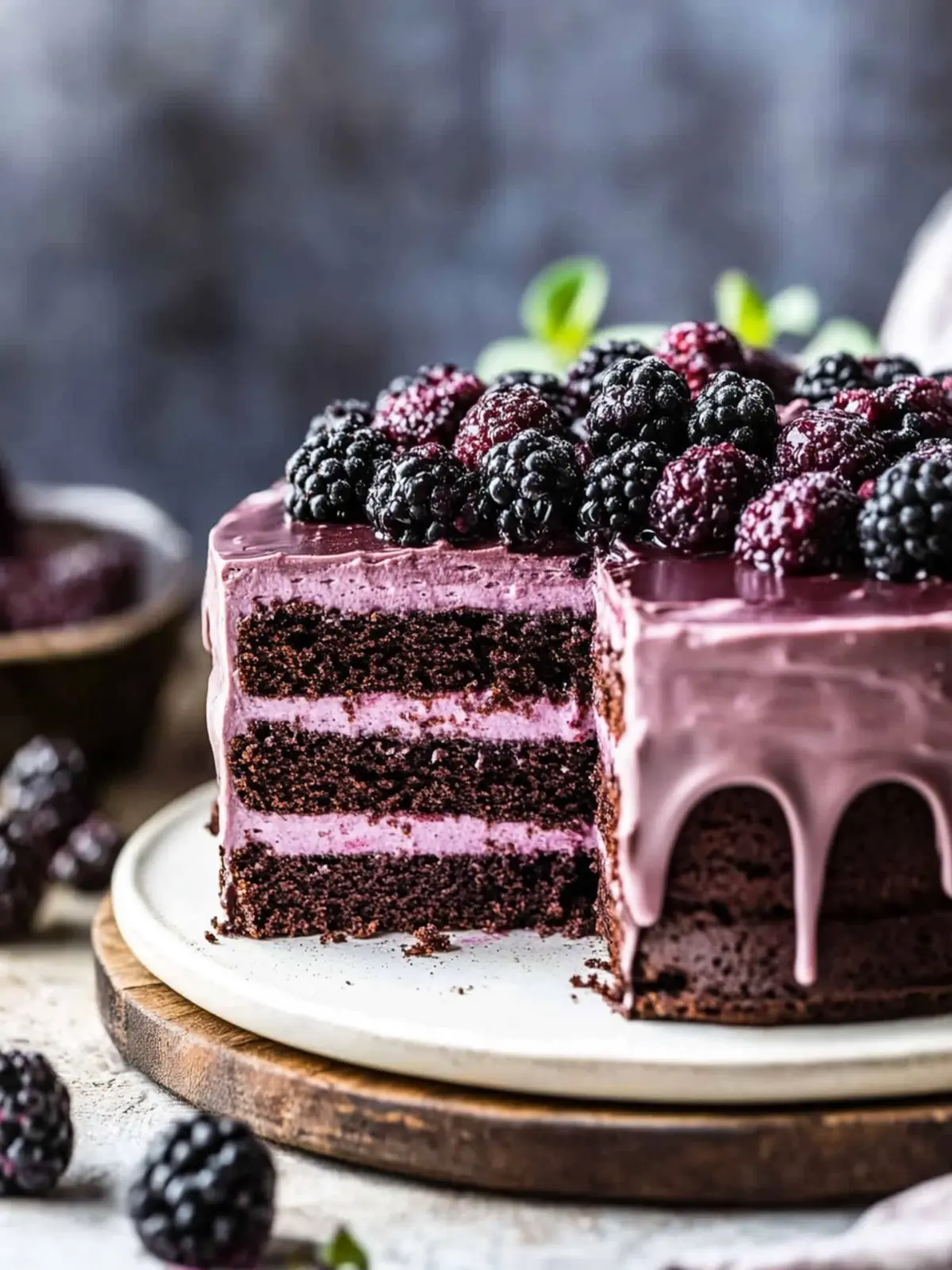 Decadent Easy Blackberry Chocolate Cake You Must Try Today 3 Easy Blackberry Chocolate Cake