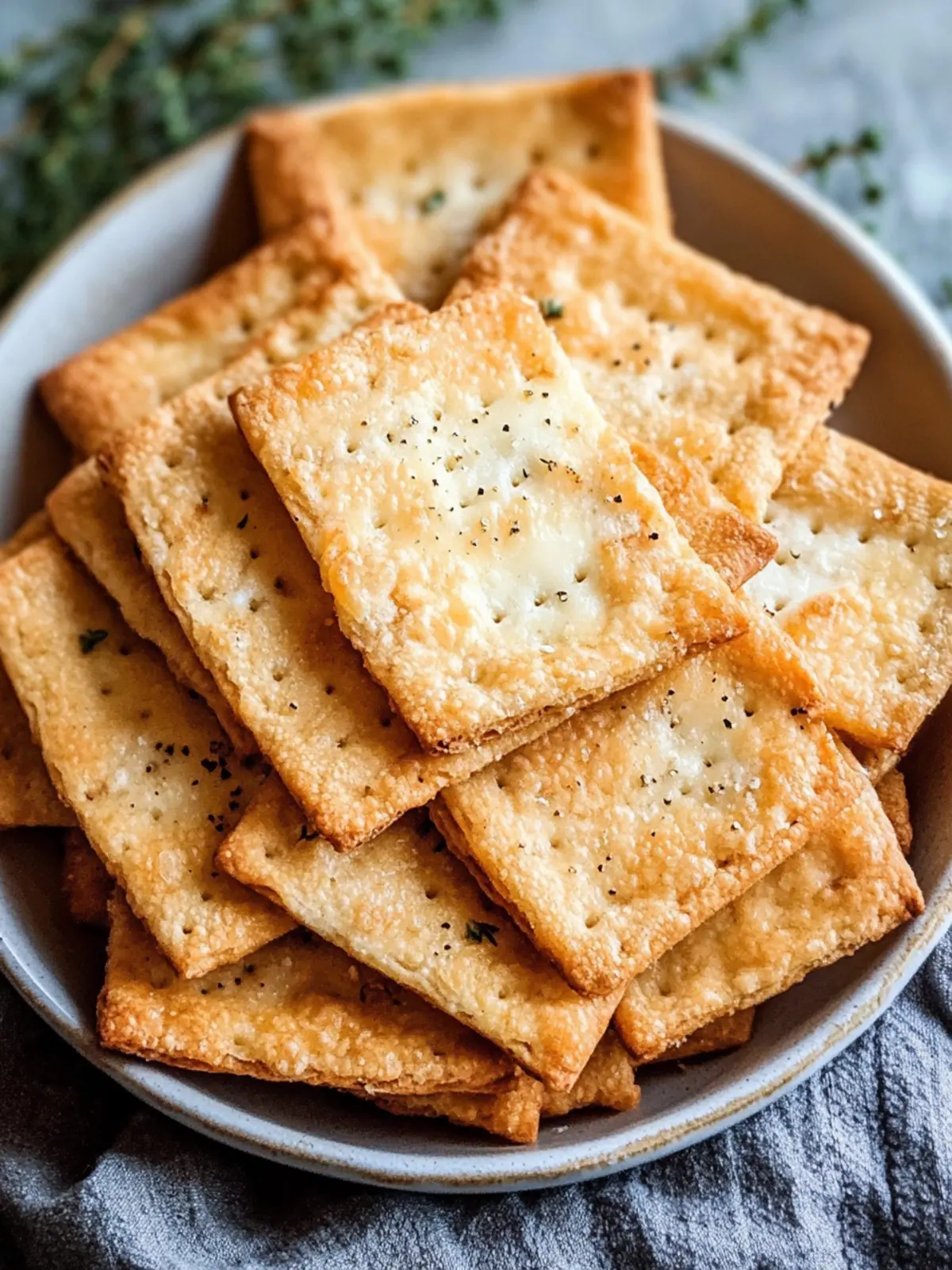 Homemade Cheese Crackers: Irresistibly Crunchy Delight 2 Homemade Cheese Crackers
