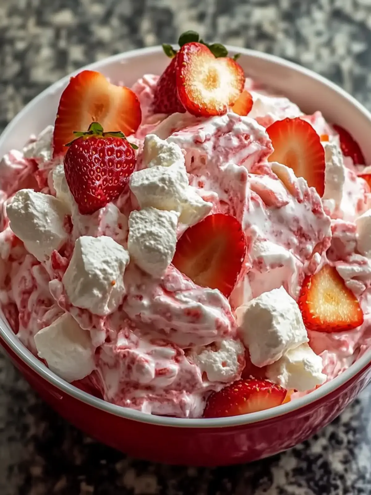 Delightful Strawberry Fluff Salad for Sweet Summer Vibes 3 Strawberry Fluff Salad