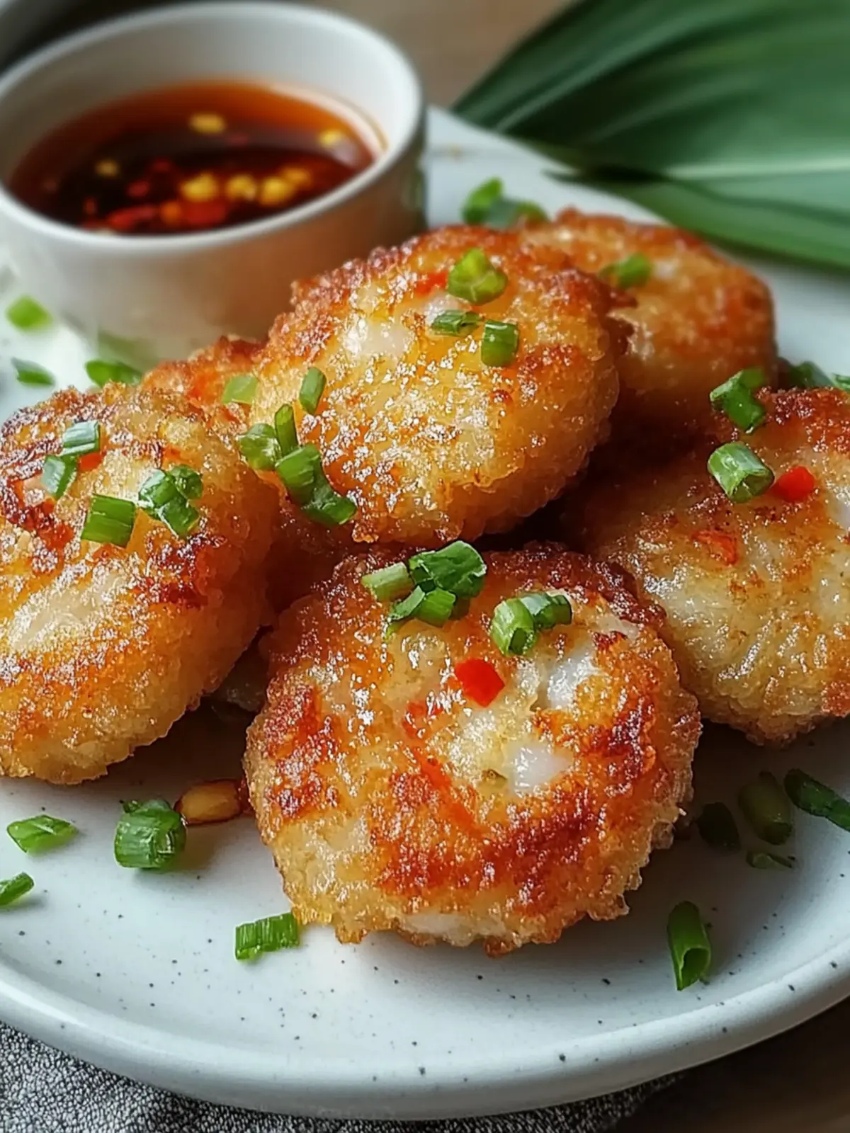 Crispy Chinese Shrimp Cakes: Your New Favorite Appetizer! 2 Crispy Chinese Shrimp Cakes