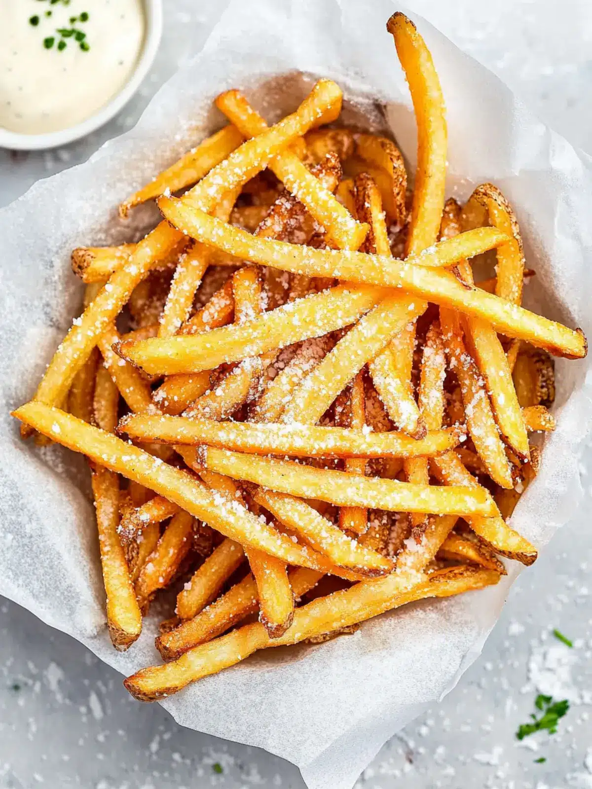 Irresistible Truffle Fries with Zesty Parmesan Aioli 4 Truffle Fries