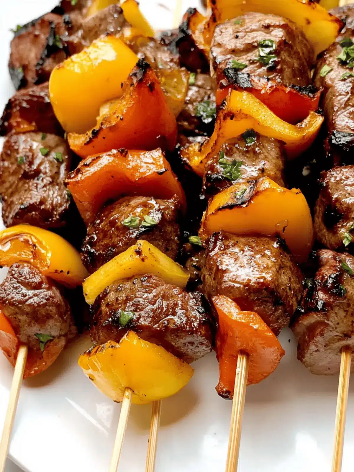 Savory Grilled Steak Kabobs: Perfect for Summer BBQs 2 Grilled Steak Kabobs